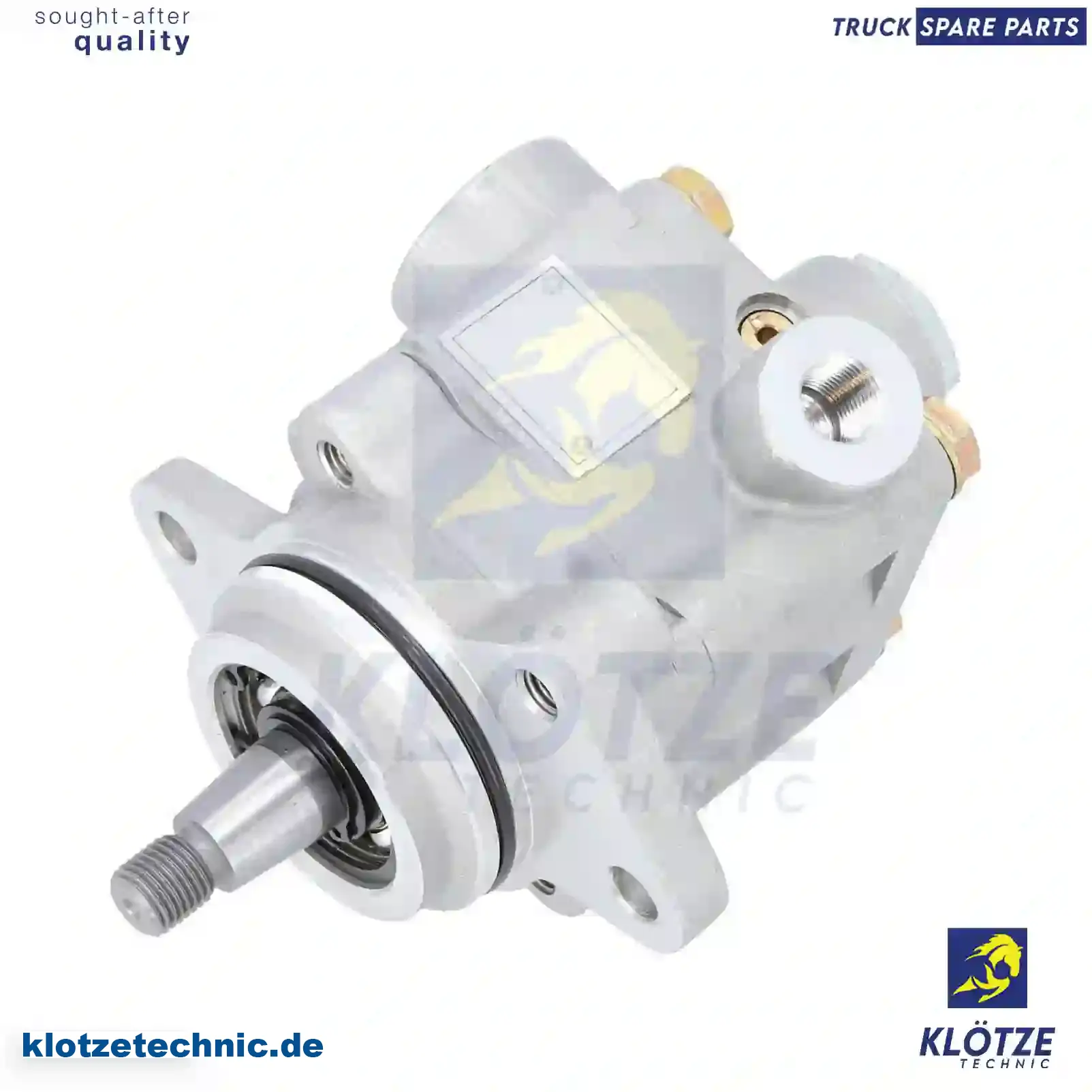 Servo pump, 10571393, 1123465, 1305348, 1571393, 571390, 571393 || Klötze Technic Automotive Air Brake Systems