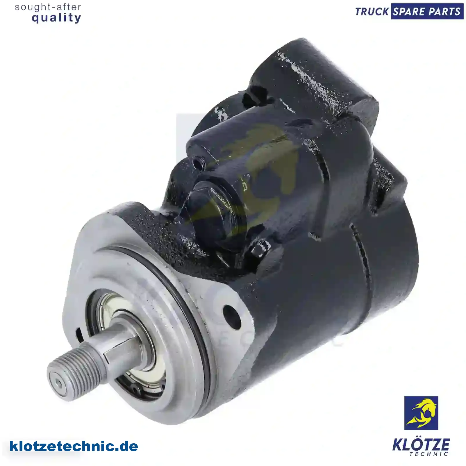 Servo pump, 1587787, 1591014, 5001938, 5002281, 5007938 || Klötze Technic Automotive Air Brake Systems