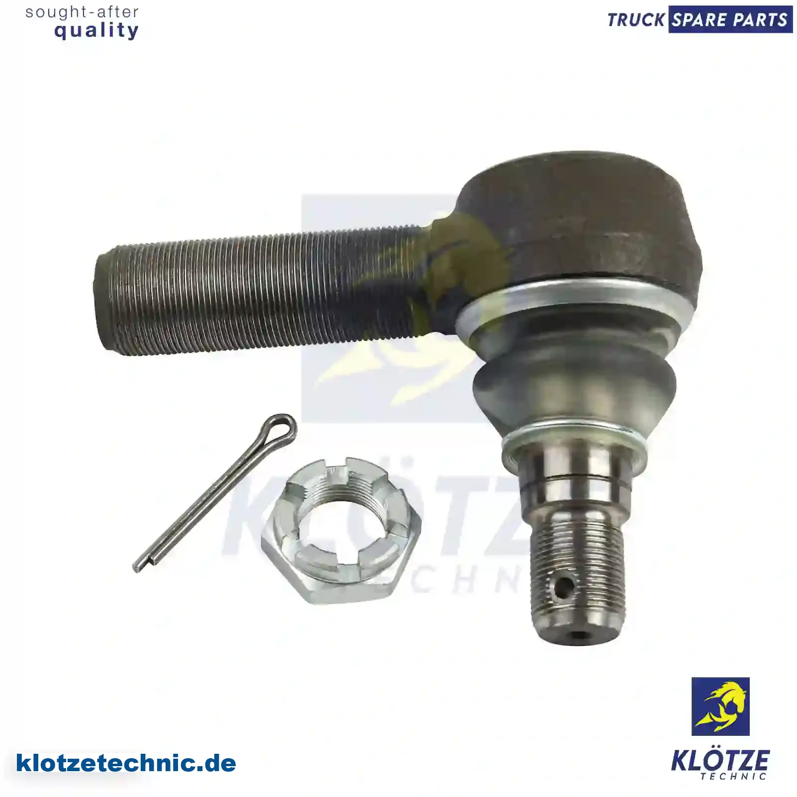 Ball joint, right hand thread, 1507826, 1695585, 1695776, 1698557, 356310, 619687, 6882111, 6889480, 6889482, 85114146, ZG40367-0008 || Klötze Technic Automotive Air Brake Systems