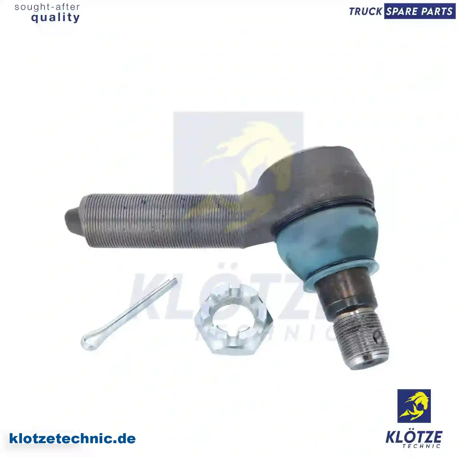 Ball joint, right hand thread, 81953016288, 0004605248, 0014609048, 7420894438, 7421580396, 20894438, 21580396, 2V5422817, ZG40383-0008 || Klötze Technic Automotive Air Brake Systems