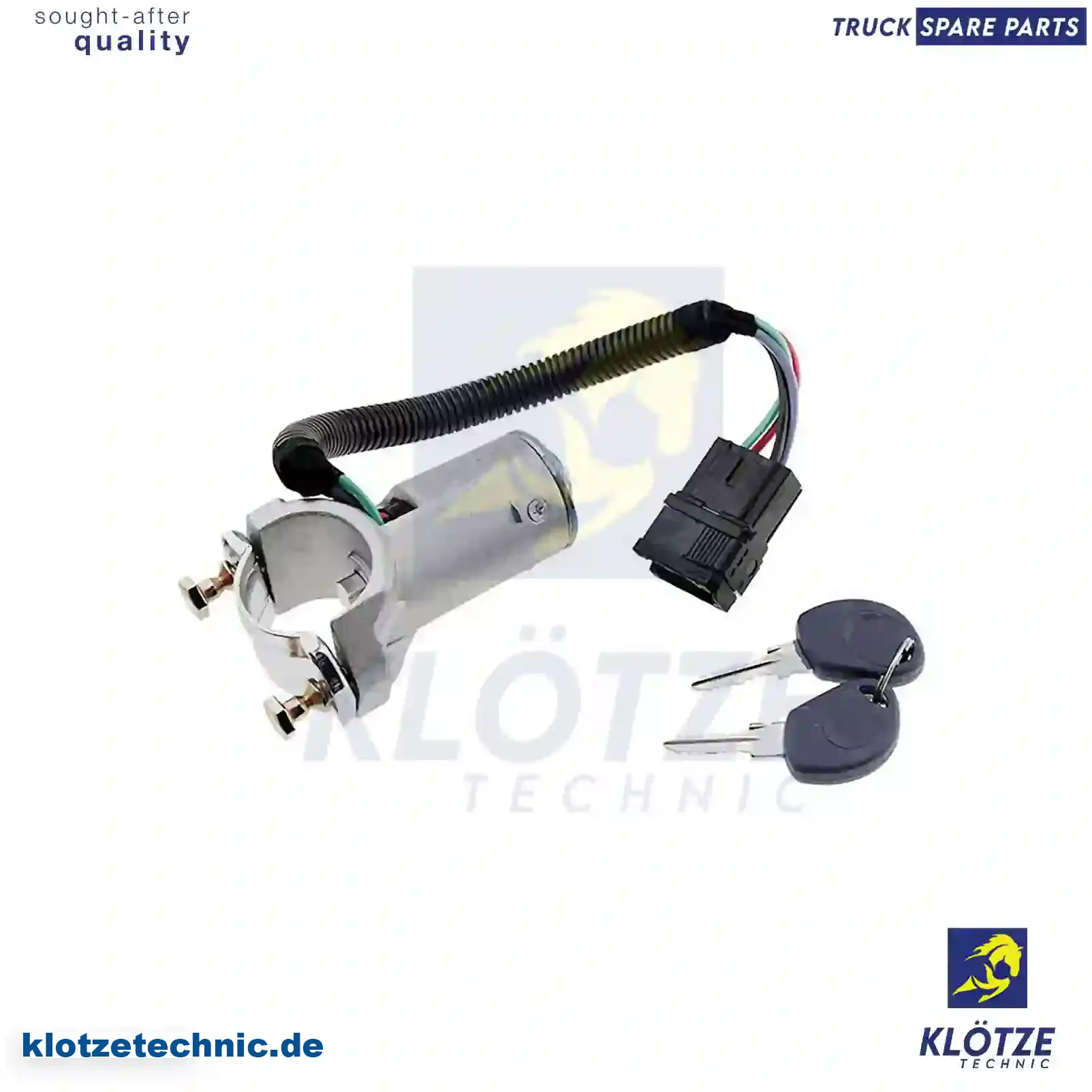 Ignition lock, 2996075, 02996076 || Klötze Technic Automotive Air Brake Systems