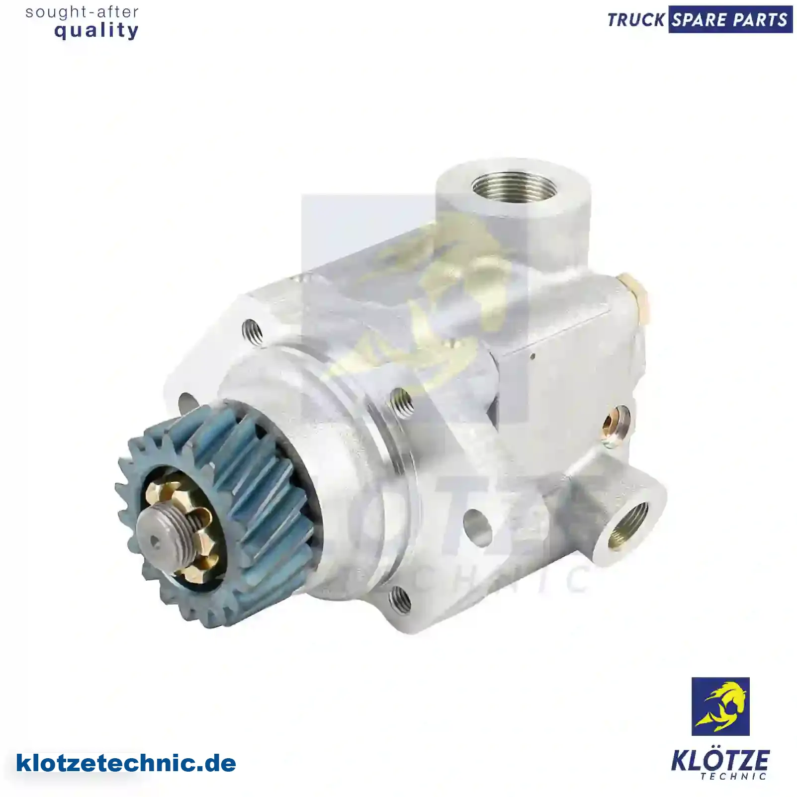 Servo pump, 3172480, 3172484, 8113285, 8119285, 85000046 || Klötze Technic Automotive Air Brake Systems
