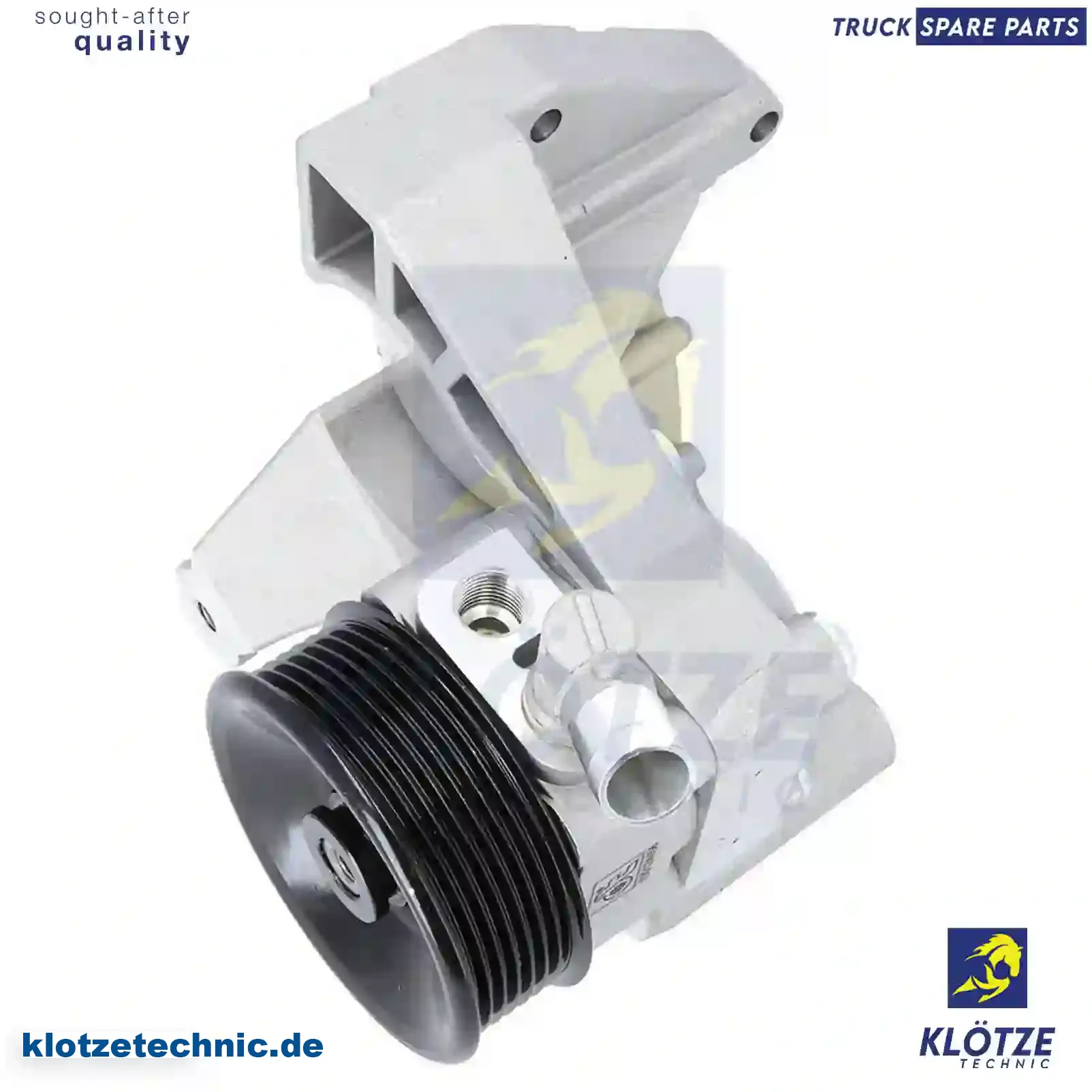 Servo pump, 500060051, 500060052, 504000927, 504184720, 504385414, 5040000927, 5801525984, 71724852, 71788892, 71790907, 504000927, 504134868, 504238603, 504385414 || Klötze Technic Automotive Air Brake Systems