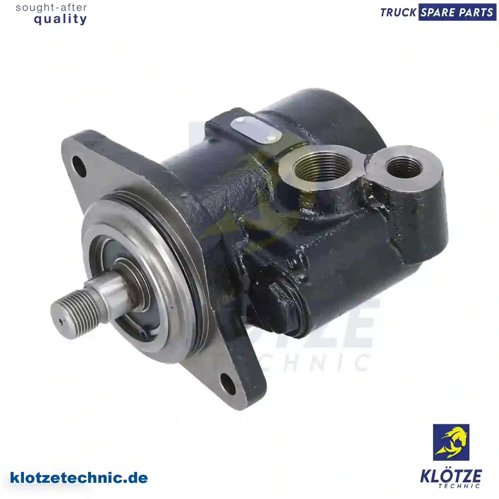 Servo pump, 1585013, 1607854, 5001934, 5007934, 8133047, ZG40576-0008 || Klötze Technic Automotive Air Brake Systems
