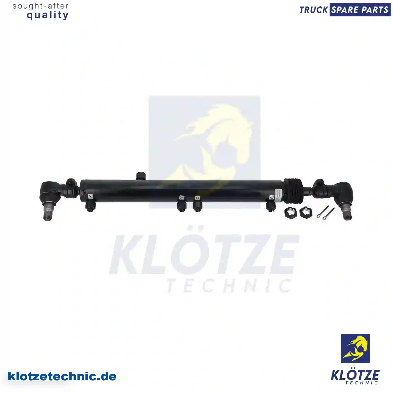 Hydraulic cylinder, steering, 1371321, 1394445, 2656041, ZG40545-0008, || Klötze Technic Automotive Air Brake Systems