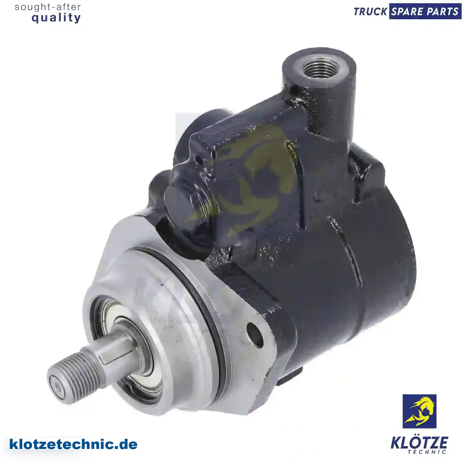 Servo pump, 1589925, 5001933, 5007933, ZG40579-0008 || Klötze Technic Automotive Air Brake Systems