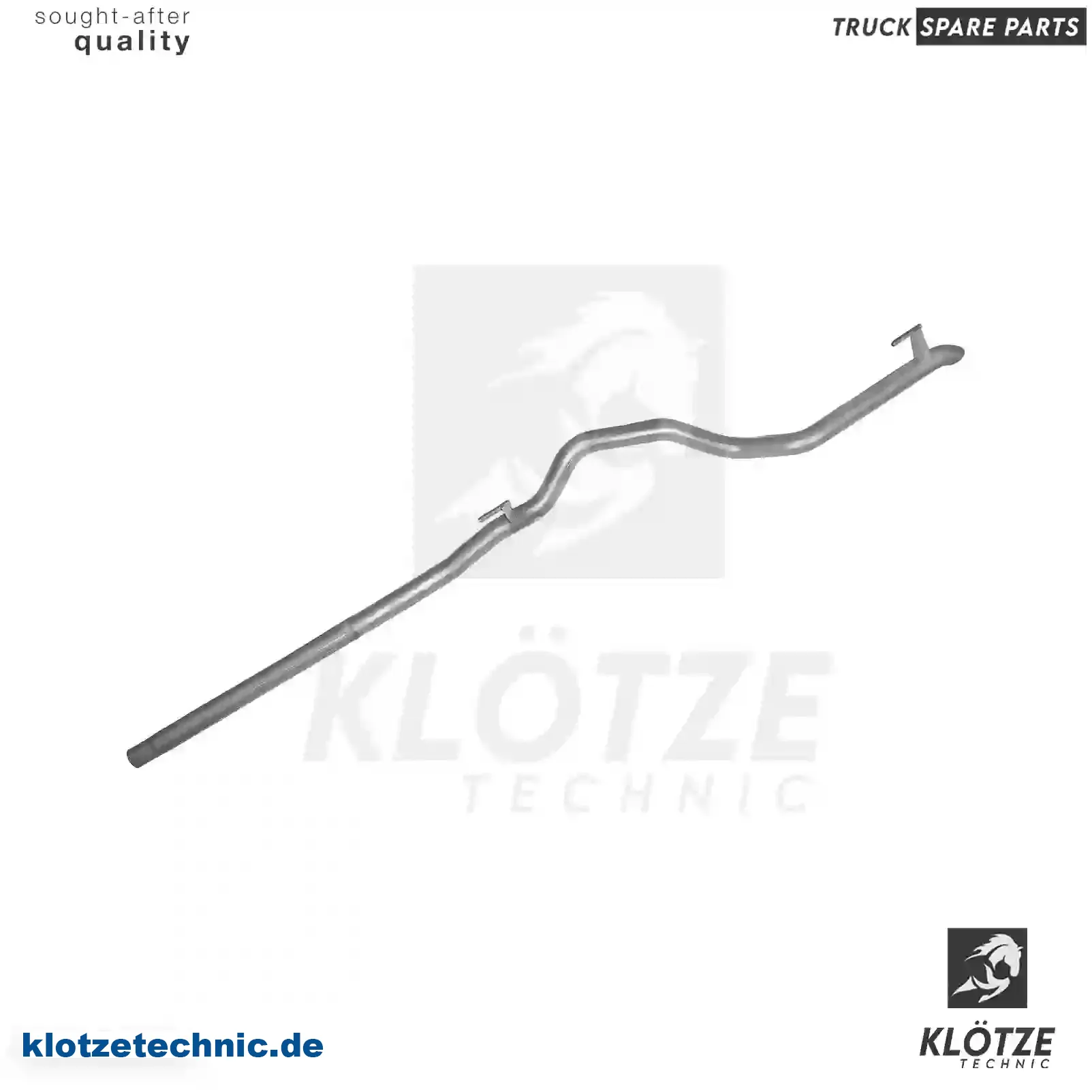 End pipe, 9064903721, 9064904421, 2E0253681AF, 2E0253681AG, 2E0253681AH, 2E0253681K || Klötze Technic Automotive Air Brake Systems