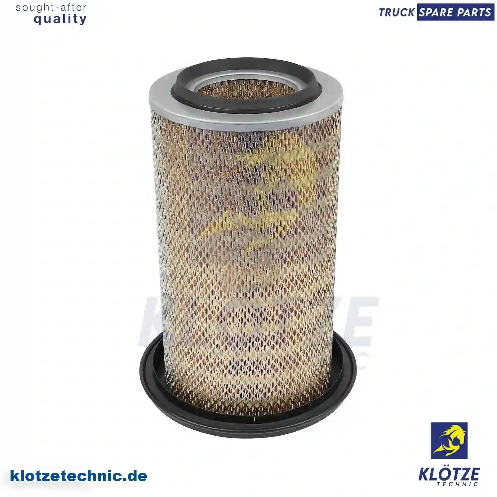 Air filter, E061348, N6778, XD091927, XD91927, 0505412, 505412, 956612, 95661200, 02241034, 7151059010, 1470823, 4134474, 02241034, 5011320, 5011551, 156946109, 02241034, AZ23644, 02241034, 7000738, 2191P140132, 04532559104, 81083040028, 2686515M1, 2868515M1, 605412970033, 0000241034, 0002241034, R941, 8319050042, 61200190002, 61200190038, 61200190701, 3522507, CH12232 || Klötze Technic Automotive Air Brake Systems