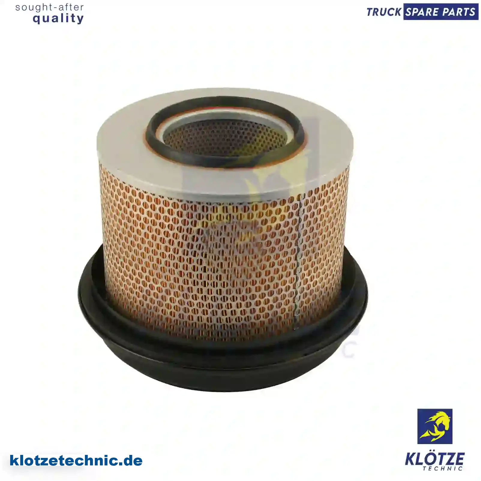 Air filter, 10949304, 130941502, ABU8785, Y05781409, 5011335, 39152231, 0010943304, 0010949304, 001094930467, 0130941502, 6005019674, ABU8527, CH12246, 9684, ZG00833-0008 || Klötze Technic Automotive Air Brake Systems