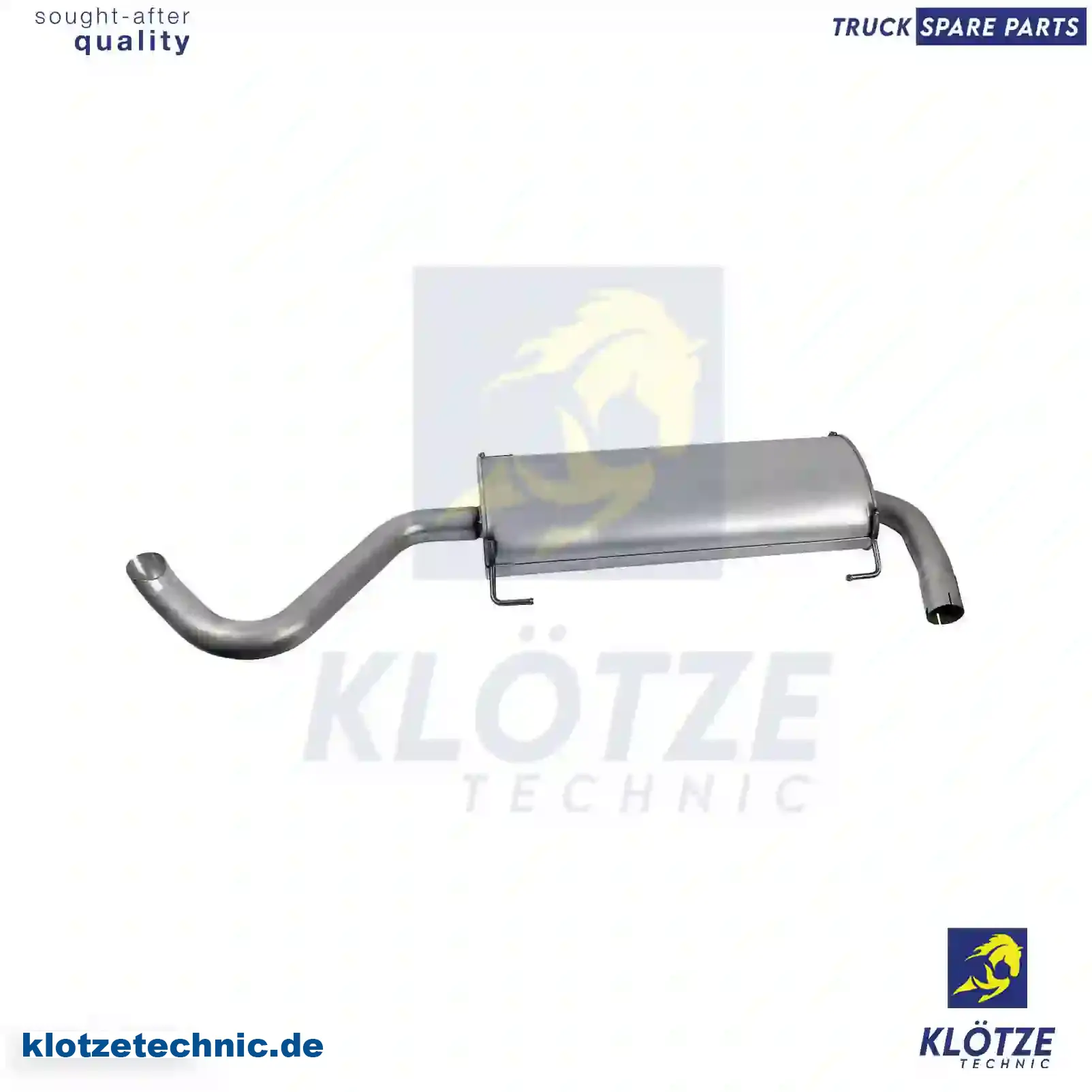 Silencer, 1730W7, 1356538080, 1730W7 || Klötze Technic Automotive Air Brake Systems