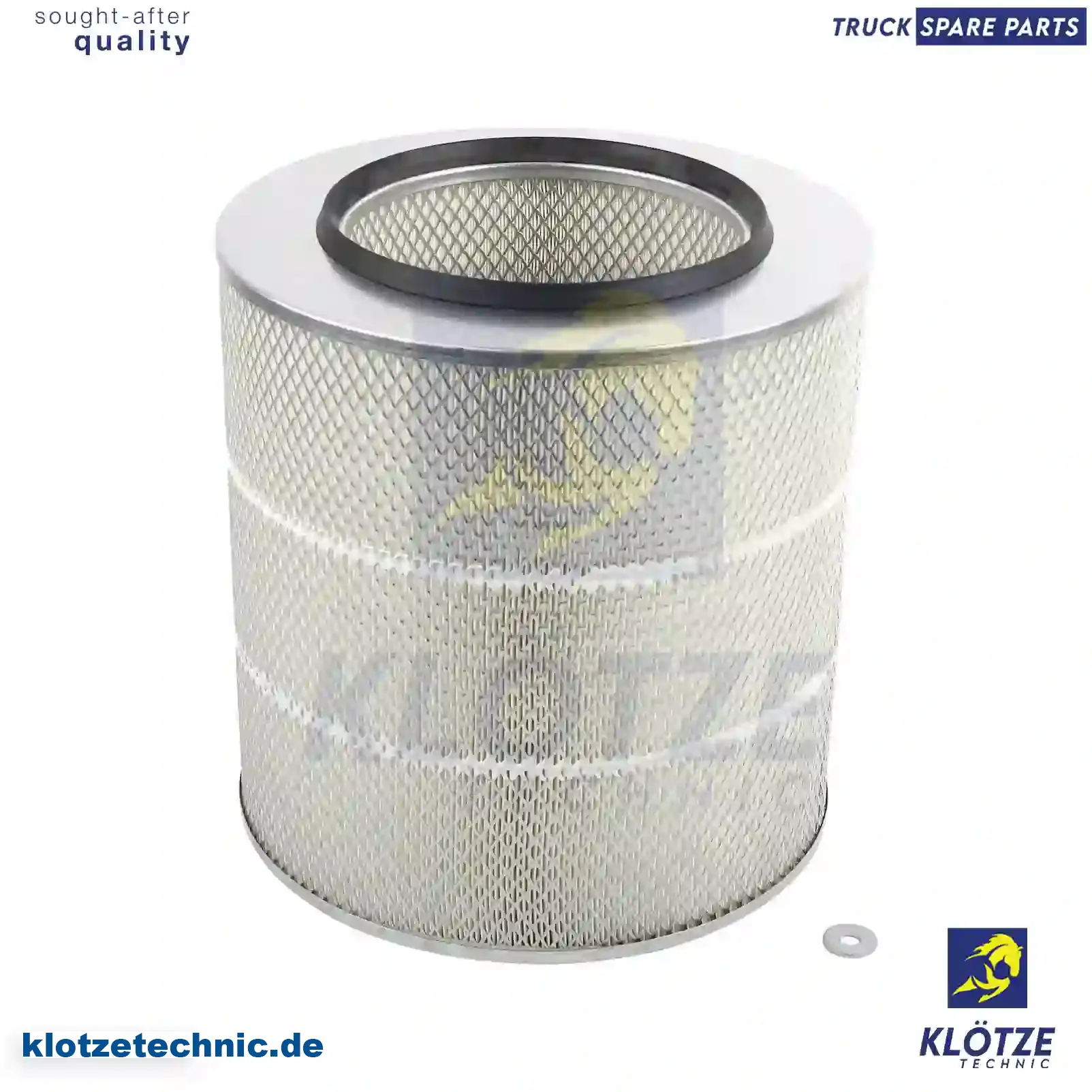 Air filter, flame retardant, 9X-6806, 4134388, 89002815, 89002815, 00149572, R4449, 1544449, 15444490, 15444491, ZG00875-0008 || Klötze Technic Automotive Air Brake Systems