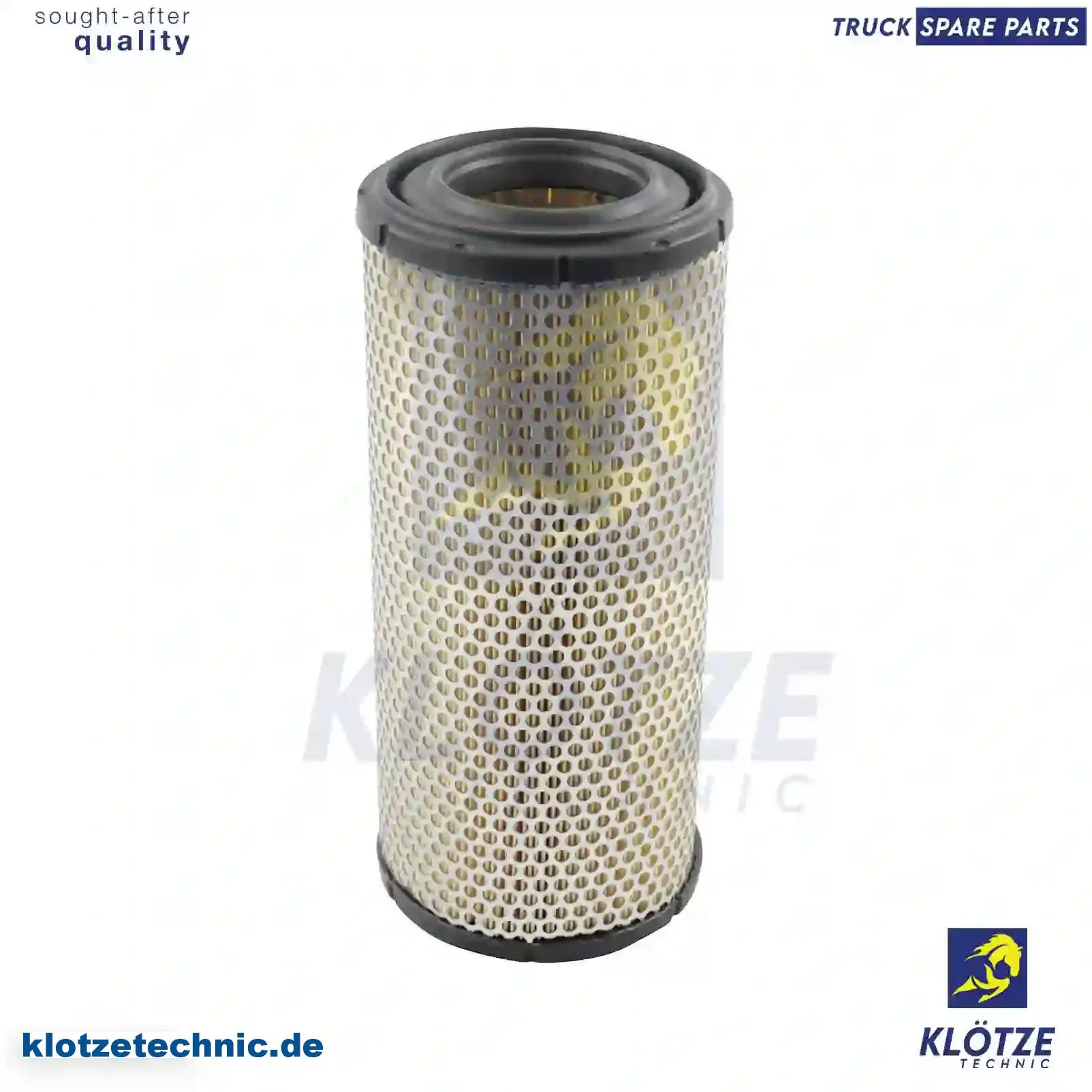 Air filter, 01908233, 01908233, 01908868, 1908233, 1908868, 500055021, 50312000, ZG00860-0008 || Klötze Technic Automotive Air Brake Systems