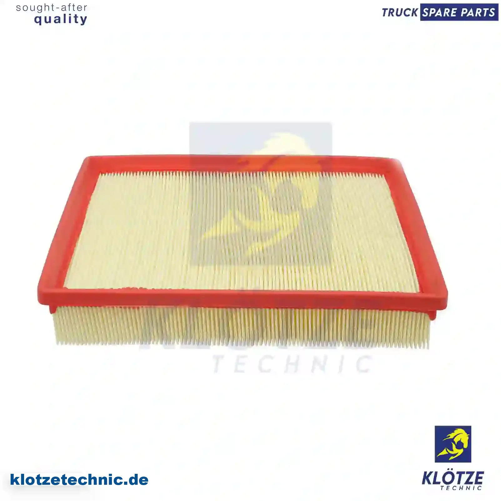 Air filter, 9121071, 93188247, 9121071, 93188247, 93188247, 16546-00QAD, 16546-00QAT, 4405238, 4416481, 8200259359, 8200505566, ZG00859-0008 || Klötze Technic Automotive Air Brake Systems