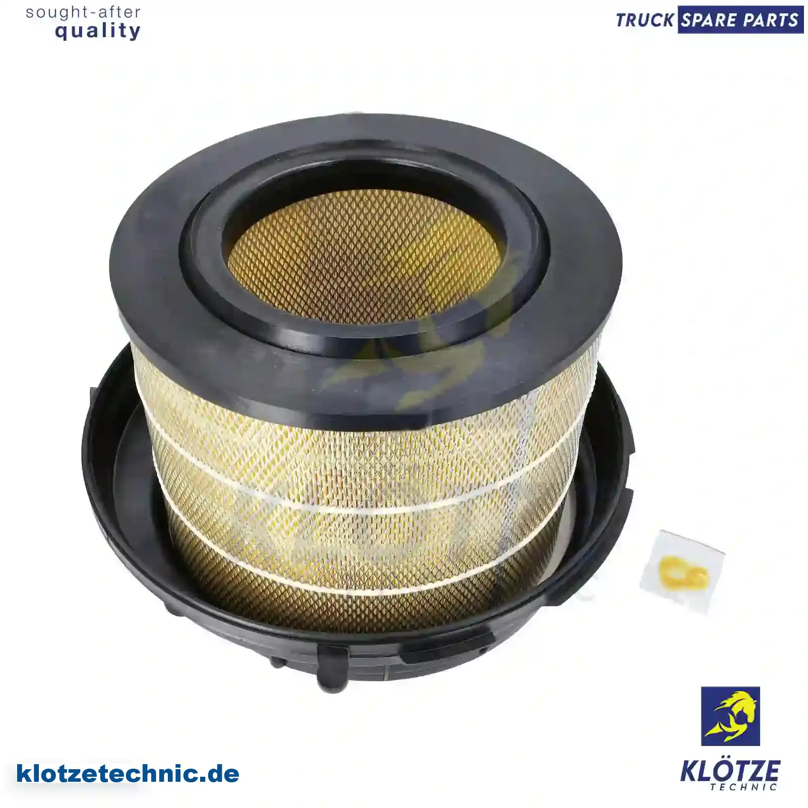 Air filter, 1506756, 0004094204, 0004094504, 0040942404, 0040942504, 0040948504, 0180947602, ZG00838-0008 || Klötze Technic Automotive Air Brake Systems