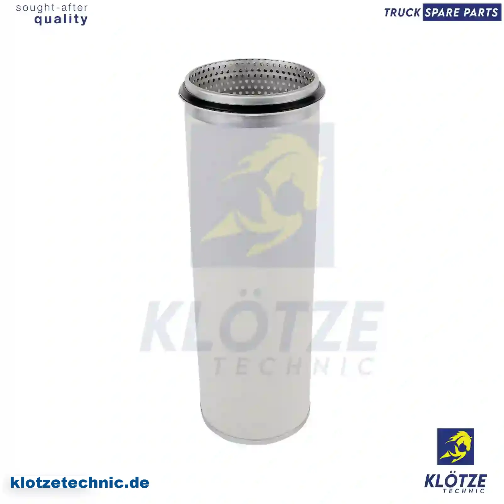 Air filter, inner, 0030941604, 11033785, , || Klötze Technic Automotive Air Brake Systems
