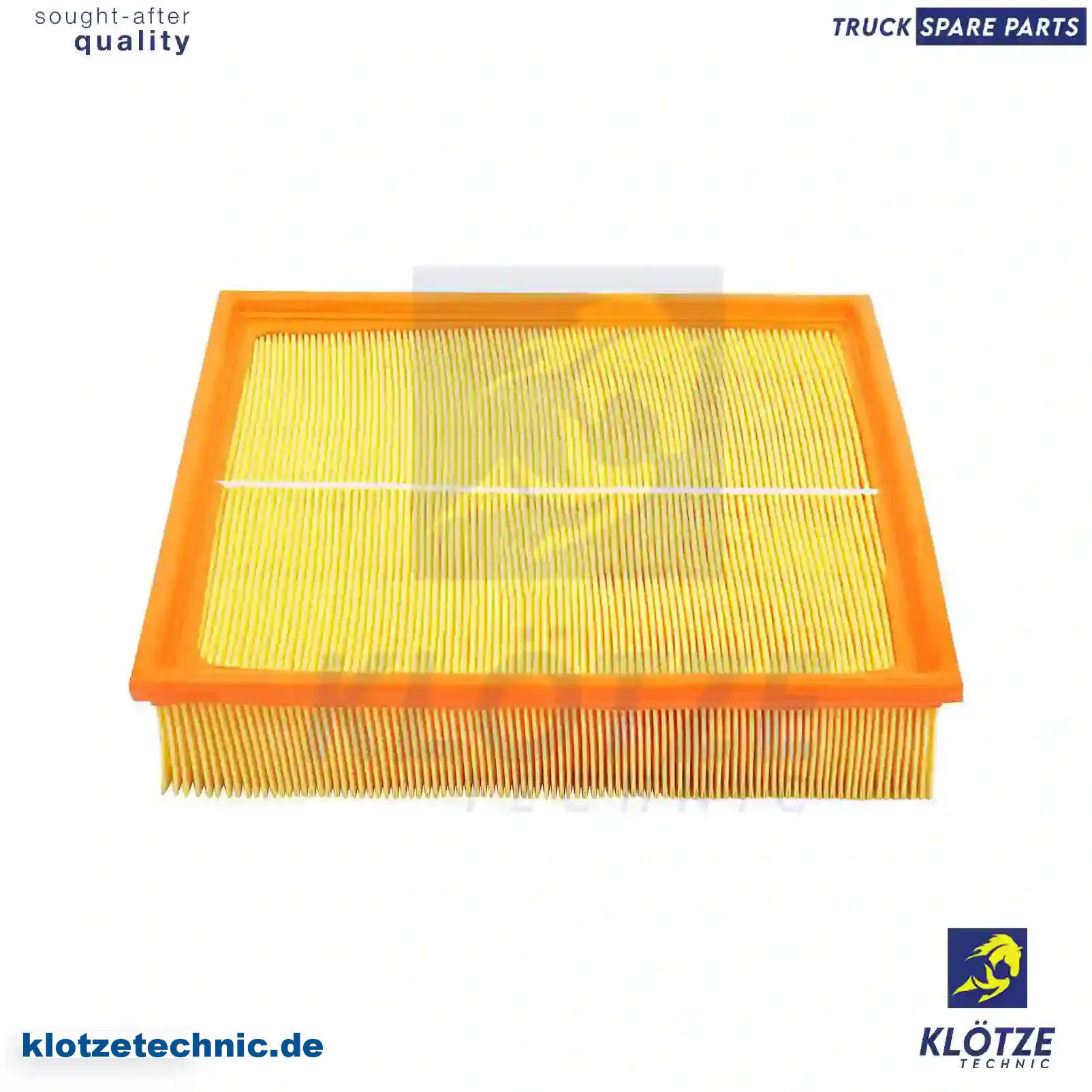 Air filter, PC964, 5103554AA, 5103554AB, K05103554AA, 5103554AA, 5103554AB, K05103554AA, 0030947504, 0040942604, 6110948304, 2D0129620 || Klötze Technic Automotive Air Brake Systems