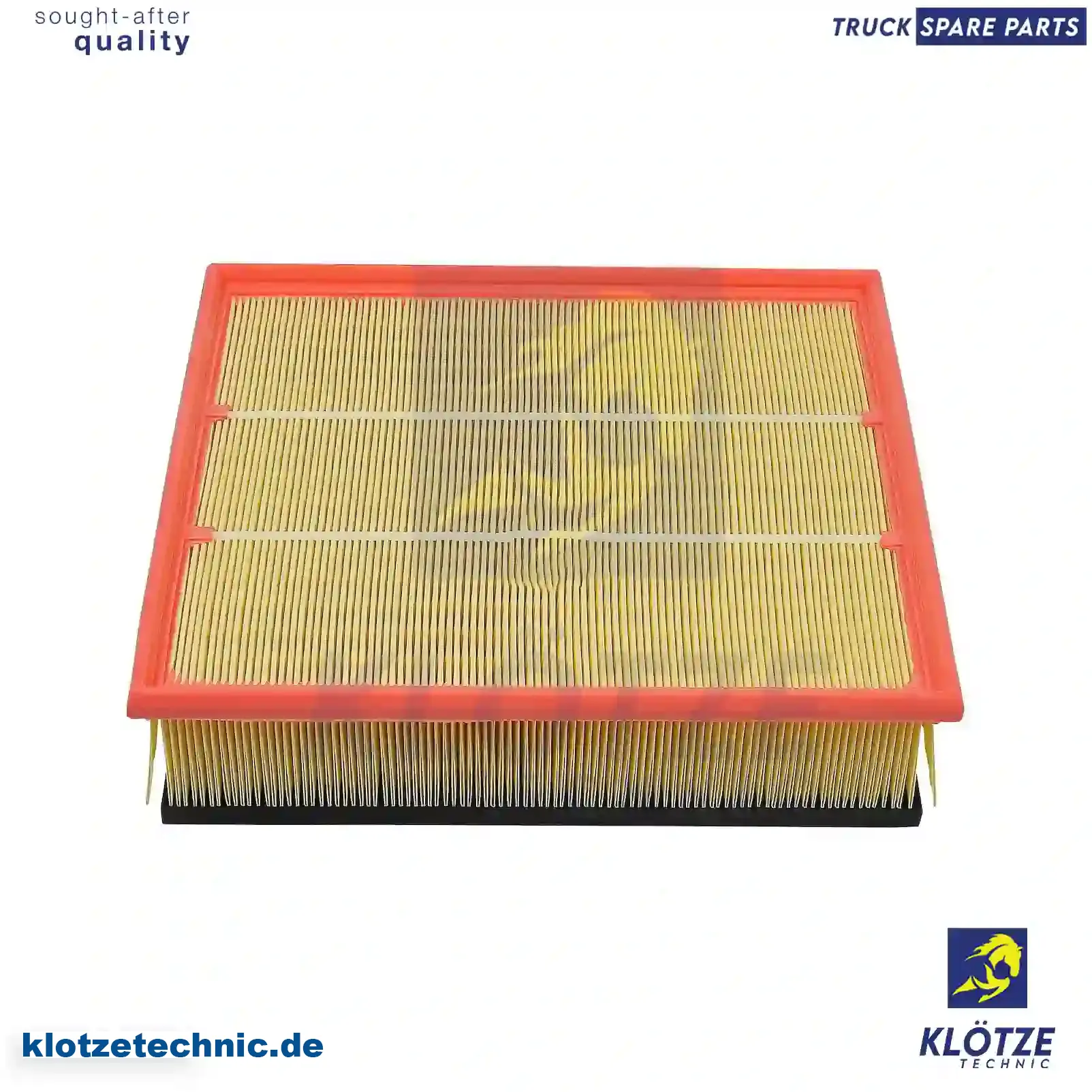 Air filter, 5103555AA, 0030948304, 6900947004, 2D0129620A, 2D0129620B, 2D0129620BS1, 2D0129620C, 2D0129620D, 2D0129620DS1, 2D0129620S1 || Klötze Technic Automotive Air Brake Systems