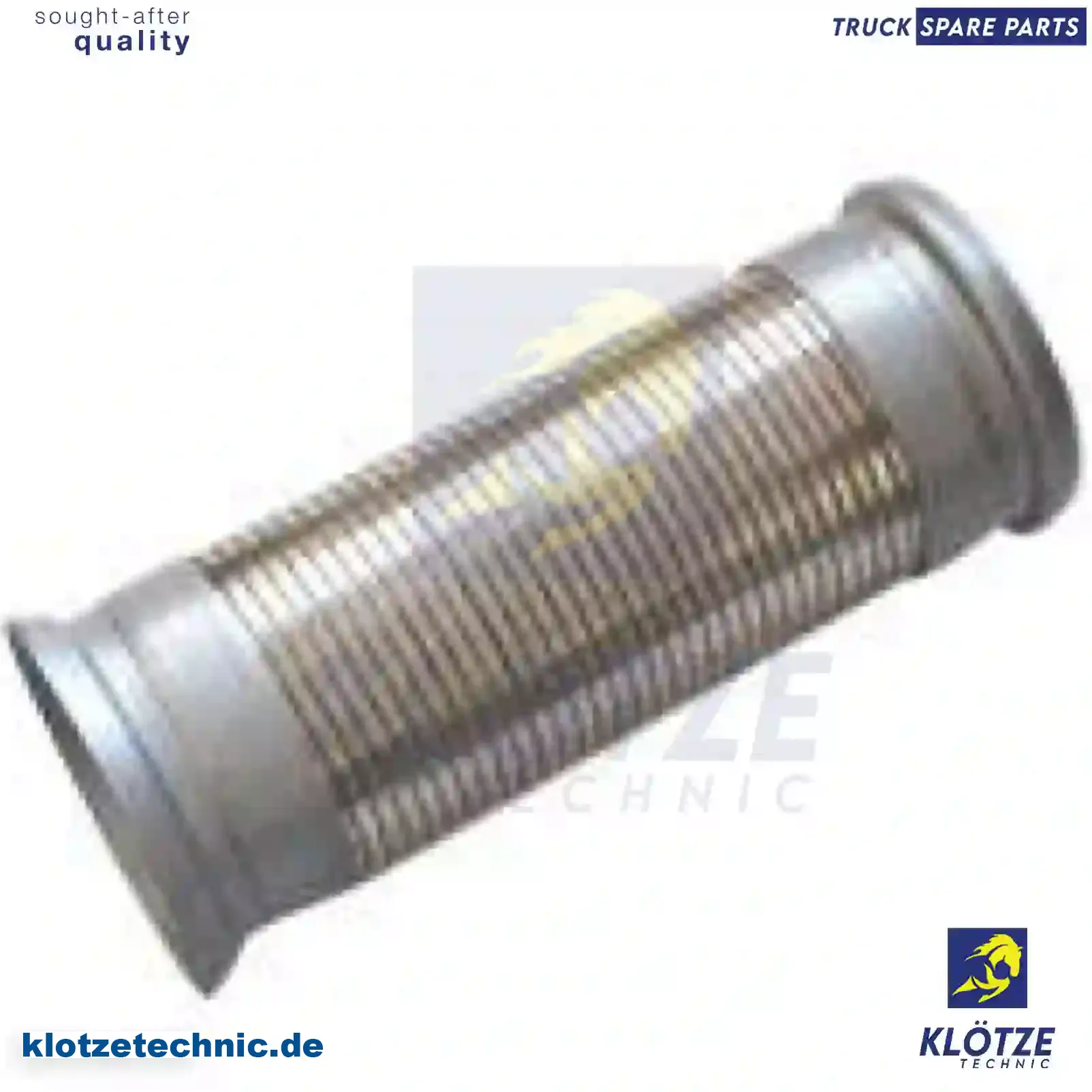Flexible pipe, with clamps, N1011006858S1, 6214900065S1, 8341000254S1, 011006858S1, 022151000S1, 8341000150CS1 || Klötze Technic Automotive Air Brake Systems