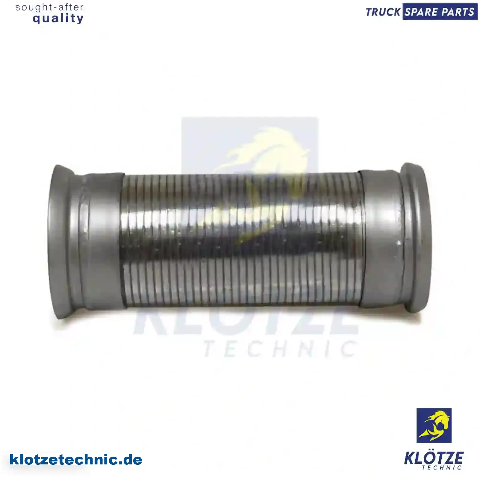 Flexible pipe, with clamps, 6204900365S1, 8341000151CS1 || Klötze Technic Automotive Air Brake Systems