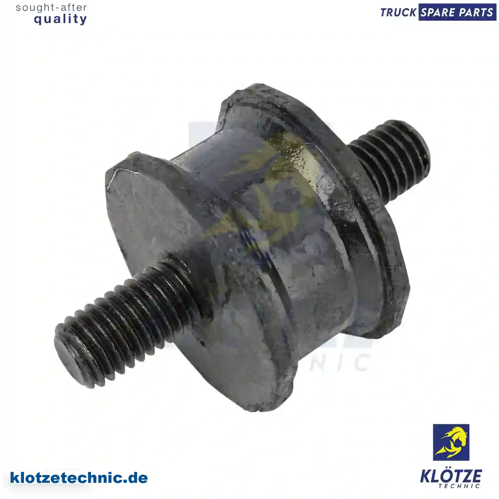 Rubber mounting, X3830802, X38310092, ACU2283, 0019872340, 0019873140, 0019875340, 0019879640, ZG40125-0008 || Klötze Technic Automotive Air Brake Systems