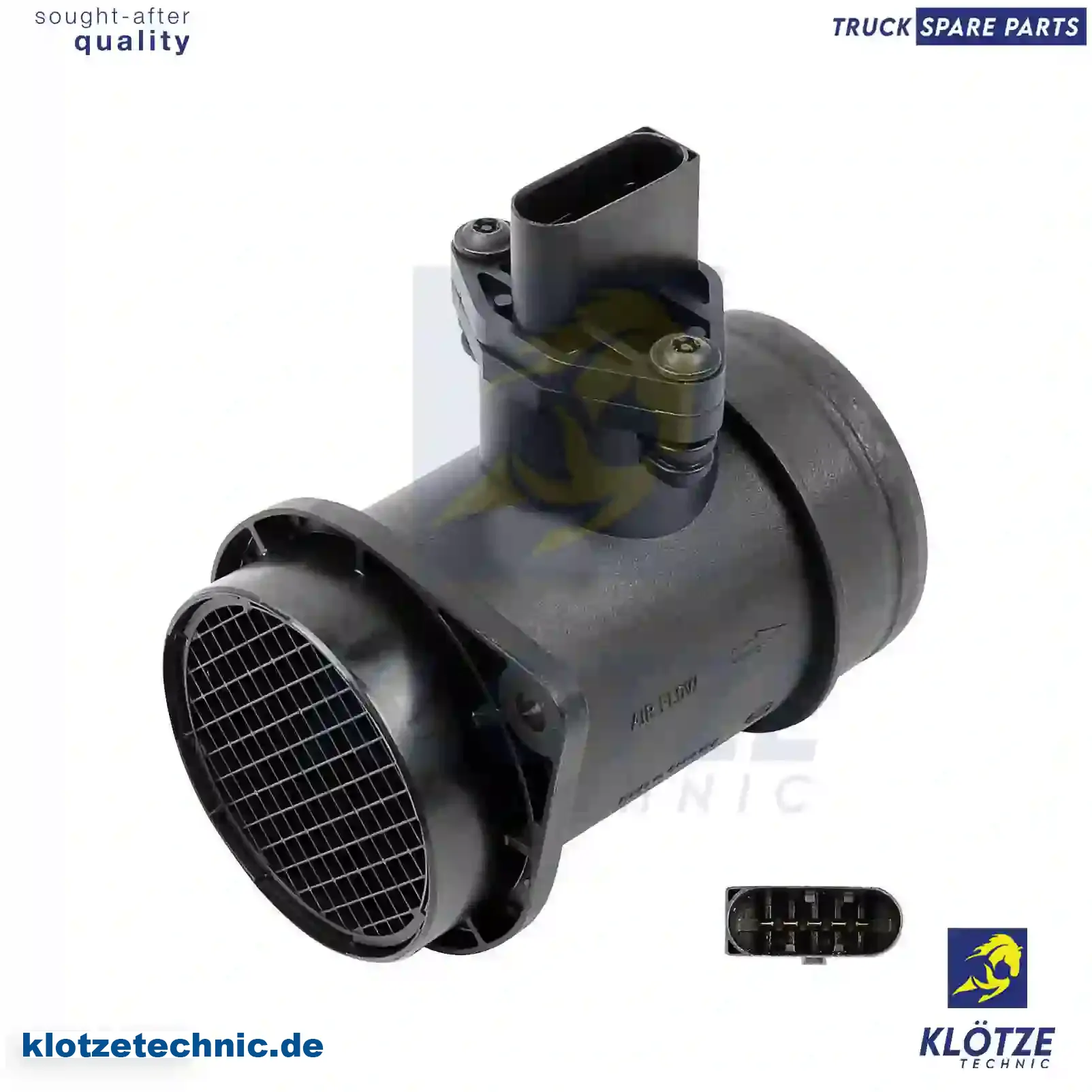 Air mass sensor, complete, 028906461, 038906461C, 059906461B, 06A906461, 06A906461G, 06A906461L, 06A906461N, 07C906461, 07D906461, 1051396, 1344951, 1384275, 1428448, 95560612300, 028906461, 038906461C, 038906461D, 059906461B, 06A906461, 06A906461G, 06A906461L, 06A906461N, 07C906461, 07D906461, 028906461, 038906461C, 059906461B, 06A906461, 06A906461G, 06A906461L, 06A906461N, 07C906461, 07D906461, 028906461, 028906461X, 038906461C, 038906461D, 059906461B, 059906461BX, 06A906461, 06A906461G, 06A906461GX, 06A906461L, 06A906461LX, 06A906461N, 06A906461NX, 06A906461X, 07C906461, 07D906461 || Klötze Technic Automotive Air Brake Systems