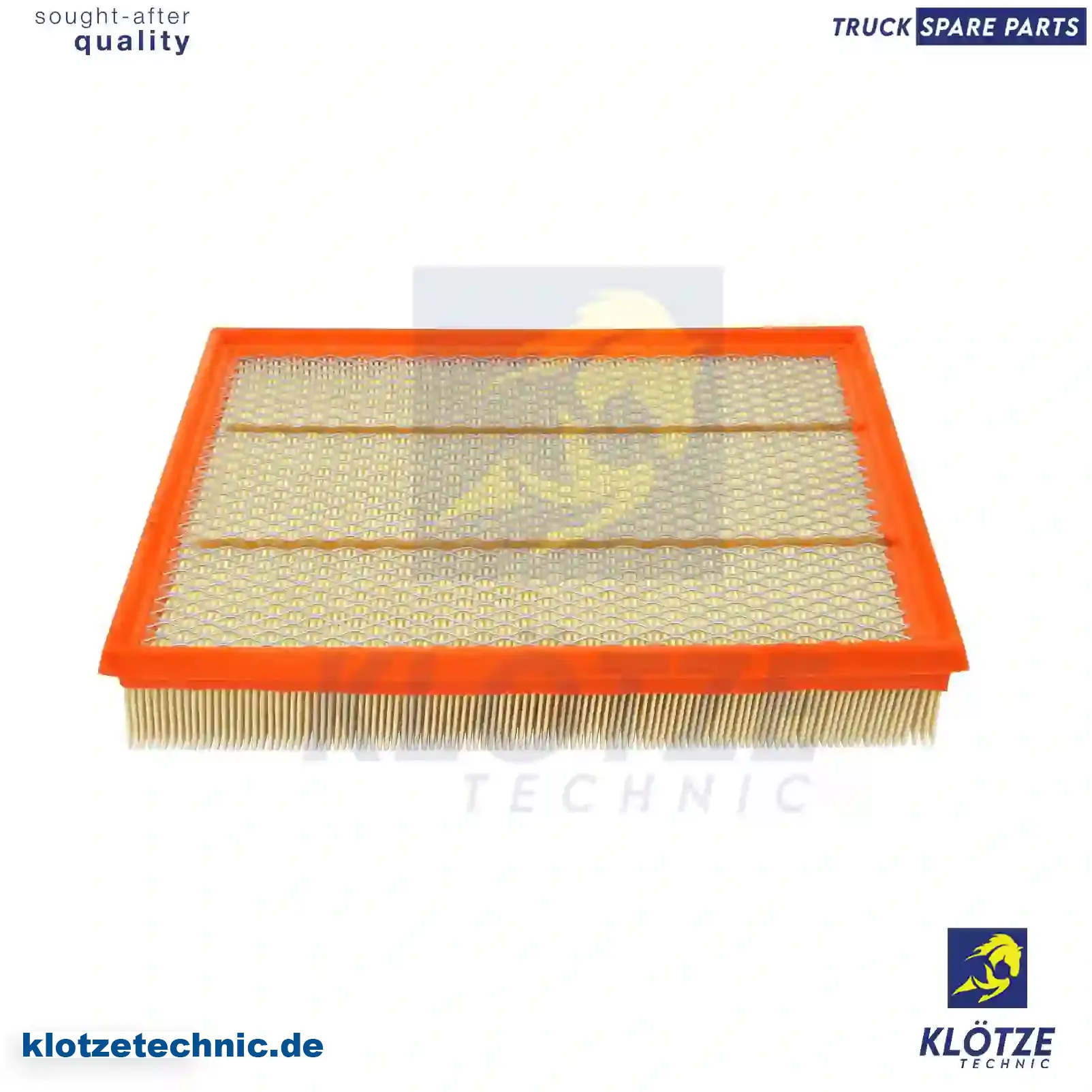 Air filter, 93182799, 93182799, 4415764, 5001847123, 5010317300, 7702295409, ZG00857-0008 || Klötze Technic Automotive Air Brake Systems