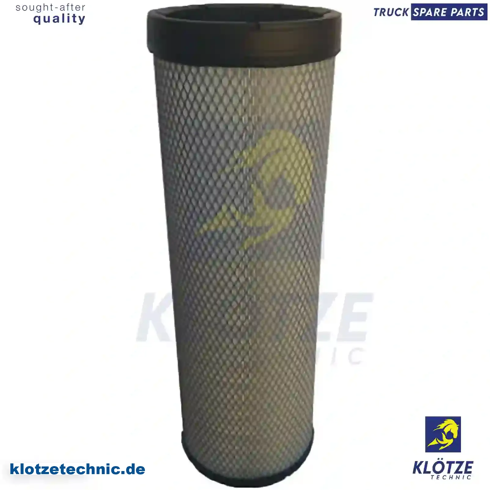 Air filter, inner, 503136933, 0020732734, 5001010799, 5001268584, 5010269584, 20732734, ZG00902-0008 || Klötze Technic Automotive Air Brake Systems