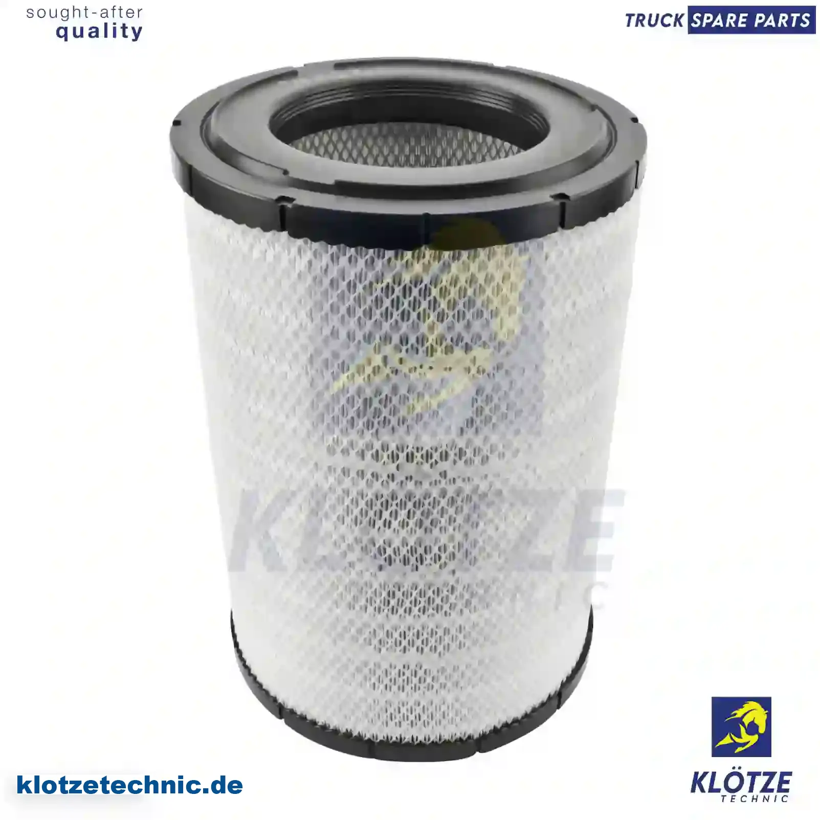 Air filter, 5001018011, 5001865723, 5010230841, 20732726, ZG00855-0008 || Klötze Technic Automotive Air Brake Systems