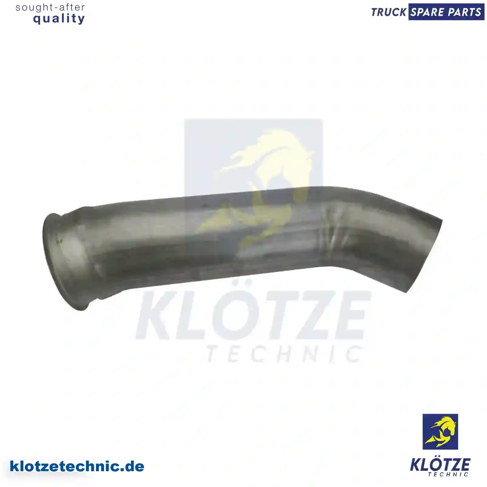 Front exhaust pipe, 8154893, 8156660, 8184513 || Klötze Technic Automotive Air Brake Systems