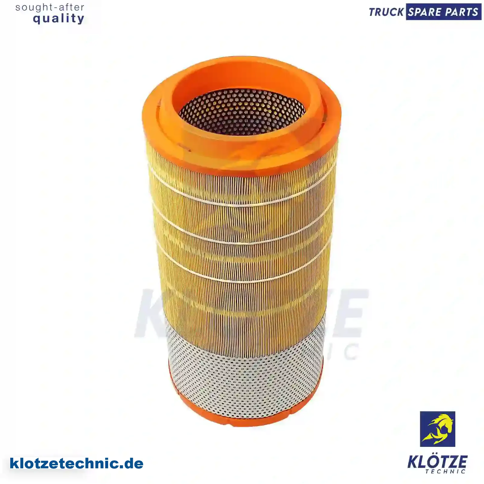 Air filter, 500020002, 503131282, 5801613590, 592299014, 81084050029, 1510905, ZG00815-0008 || Klötze Technic Automotive Air Brake Systems