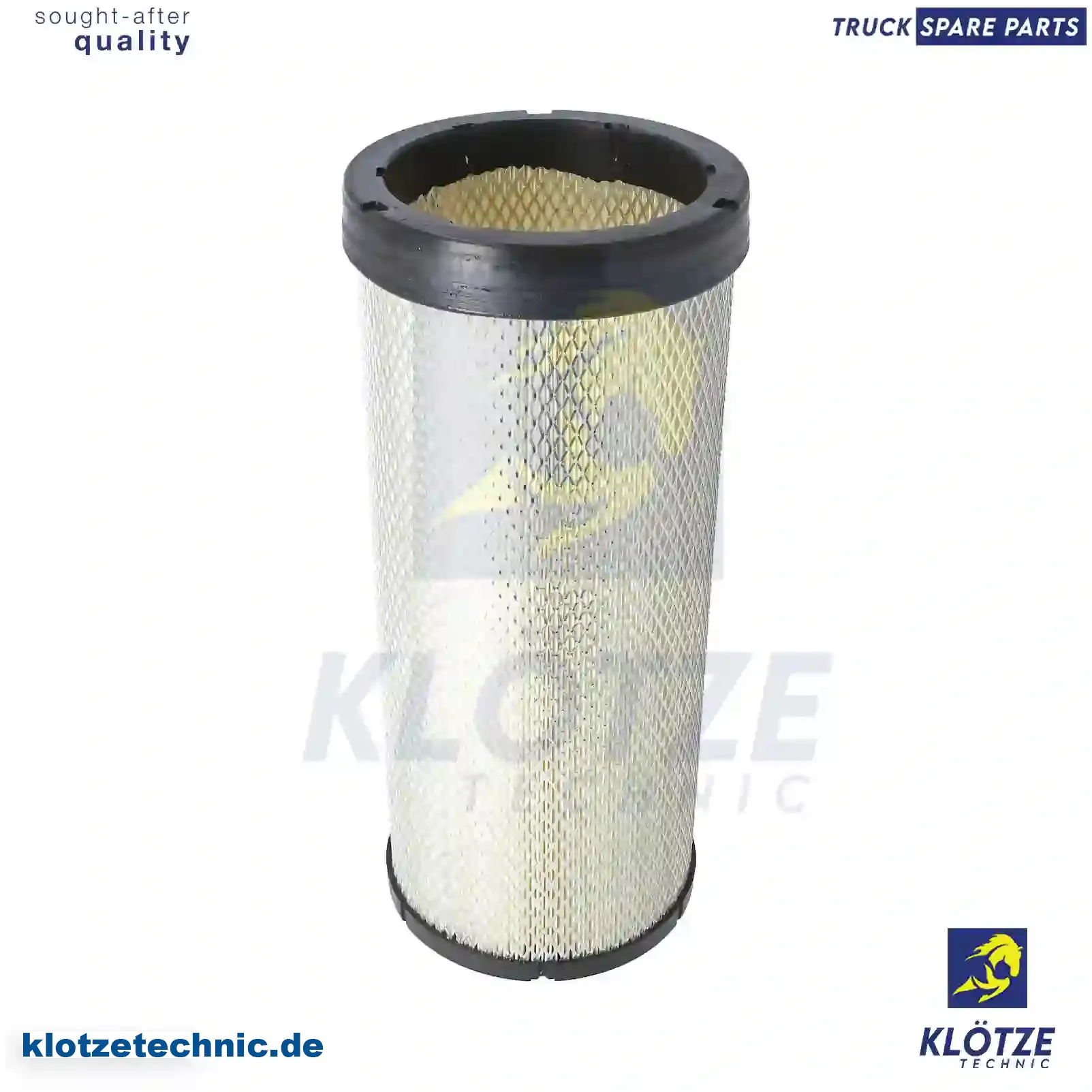 Air filter, inner, 1377201, 1872153, , || Klötze Technic Automotive Air Brake Systems