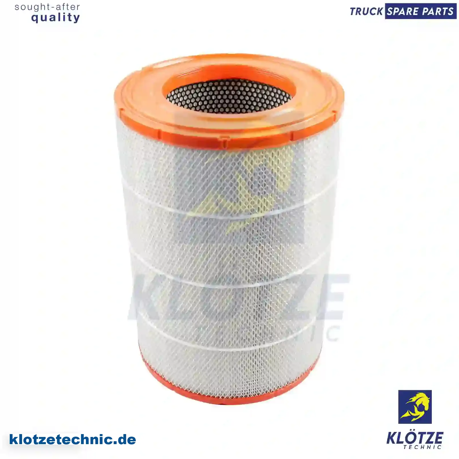 Air filter, flame retardant, 1538006, 1854214, 1869989, ZG00872-0008 || Klötze Technic Automotive Air Brake Systems