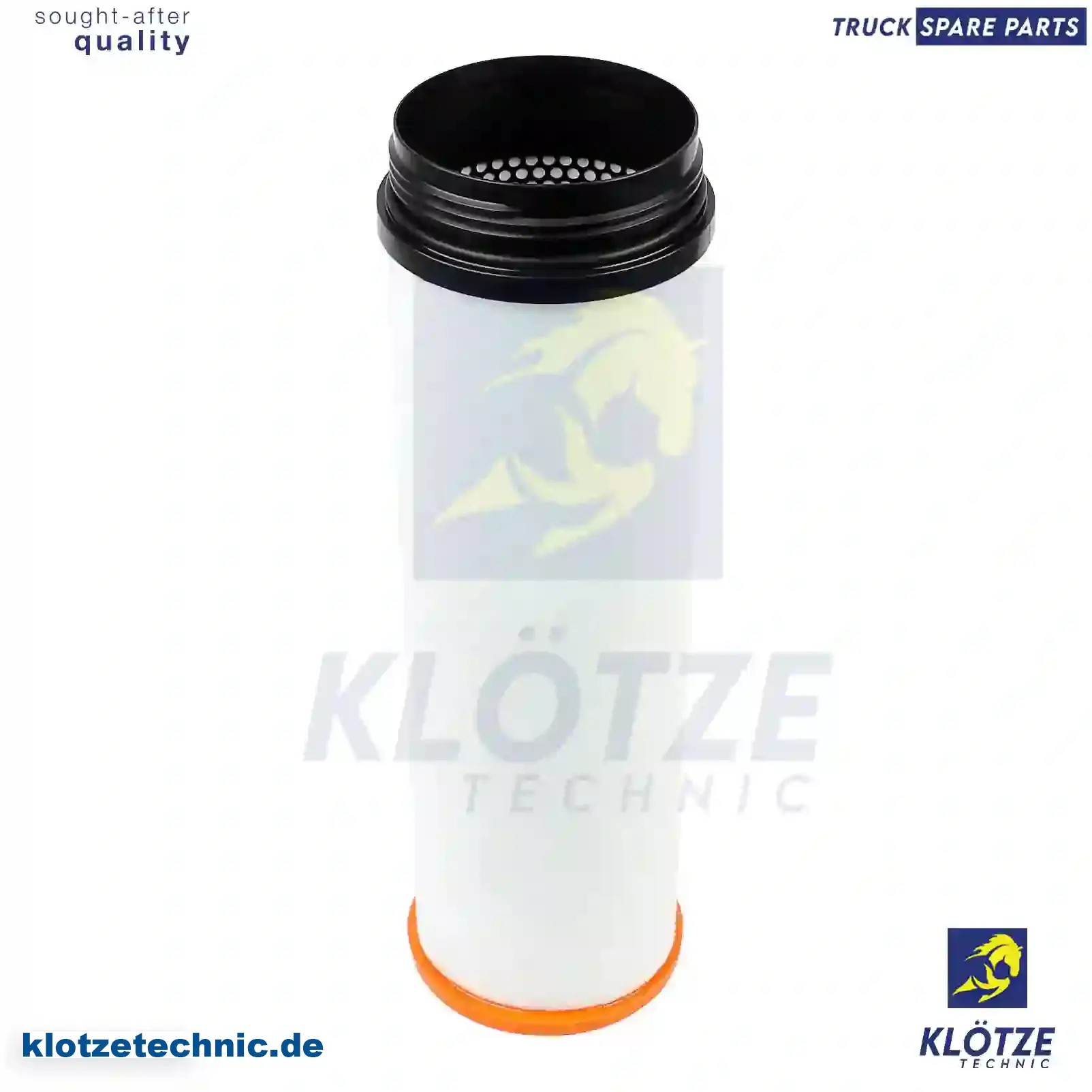 Air filter, inner, 503131284, 5006307754, 592299114, 81084050027, 0040947304, 1510942, Q6550529 || Klötze Technic Automotive Air Brake Systems