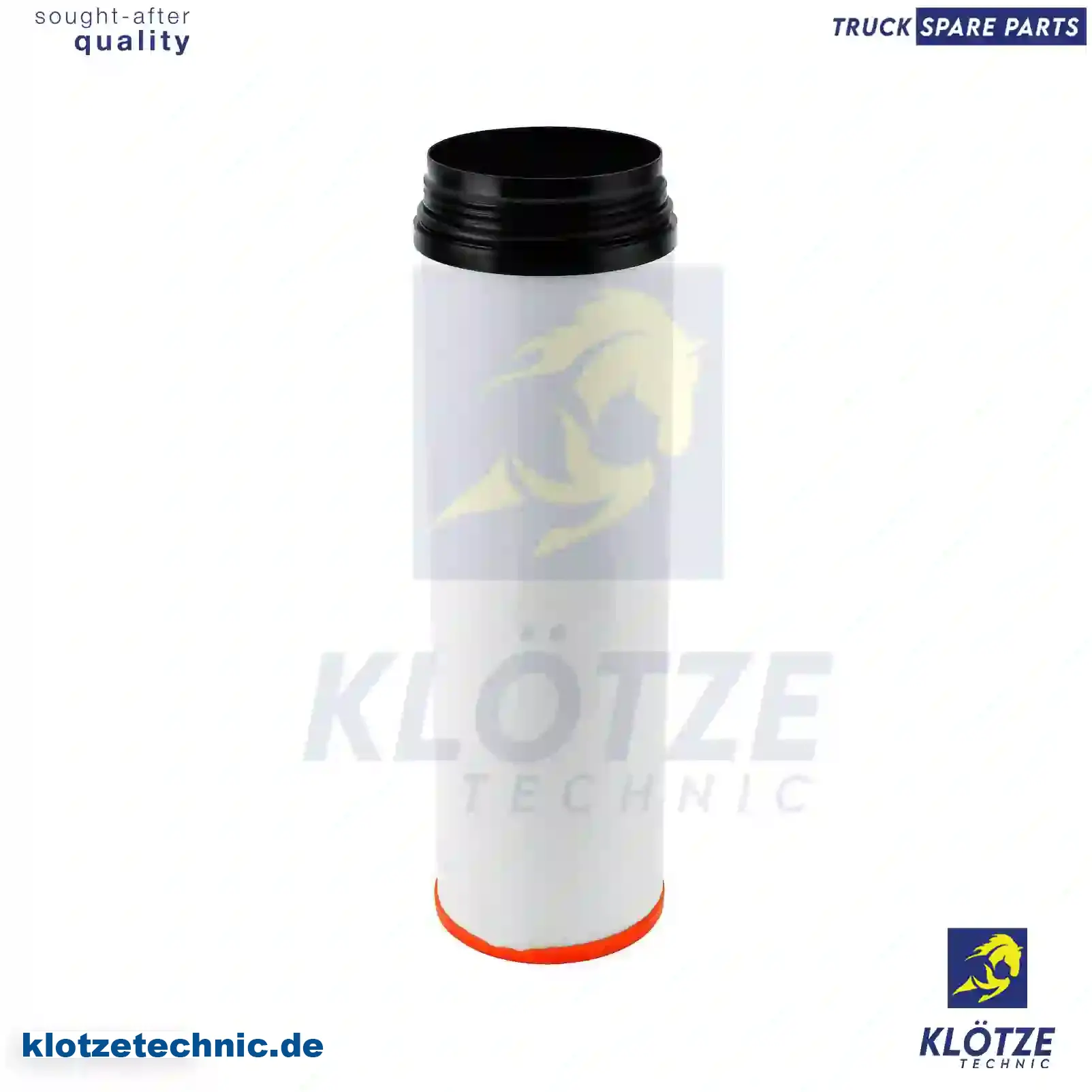 Air filter, inner, 1484437, , || Klötze Technic Automotive Air Brake Systems