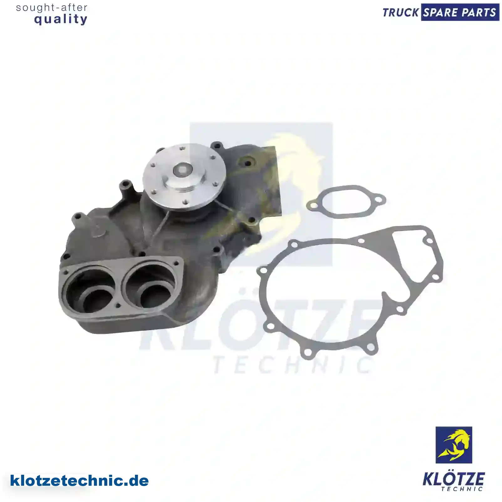 Water pump, 51065005228, 51065006204, 51065006213, 51065006214, 51065006215, 51065006216, 51065006218, 51065006219, 51065006221, 51065006222, 51065006223, 51065006224, 51065006225, 51065006228, 51065006229, 51065009222, 51065009228, N1011000116, 4032002701, 4032003201, 4032003401, 4032003501, 4032004901, 4032004951, 4032007001, 403200700180, 4032010901, 5000281838, 8311999133, 8312000475 || Klötze Technic Automotive Air Brake Systems