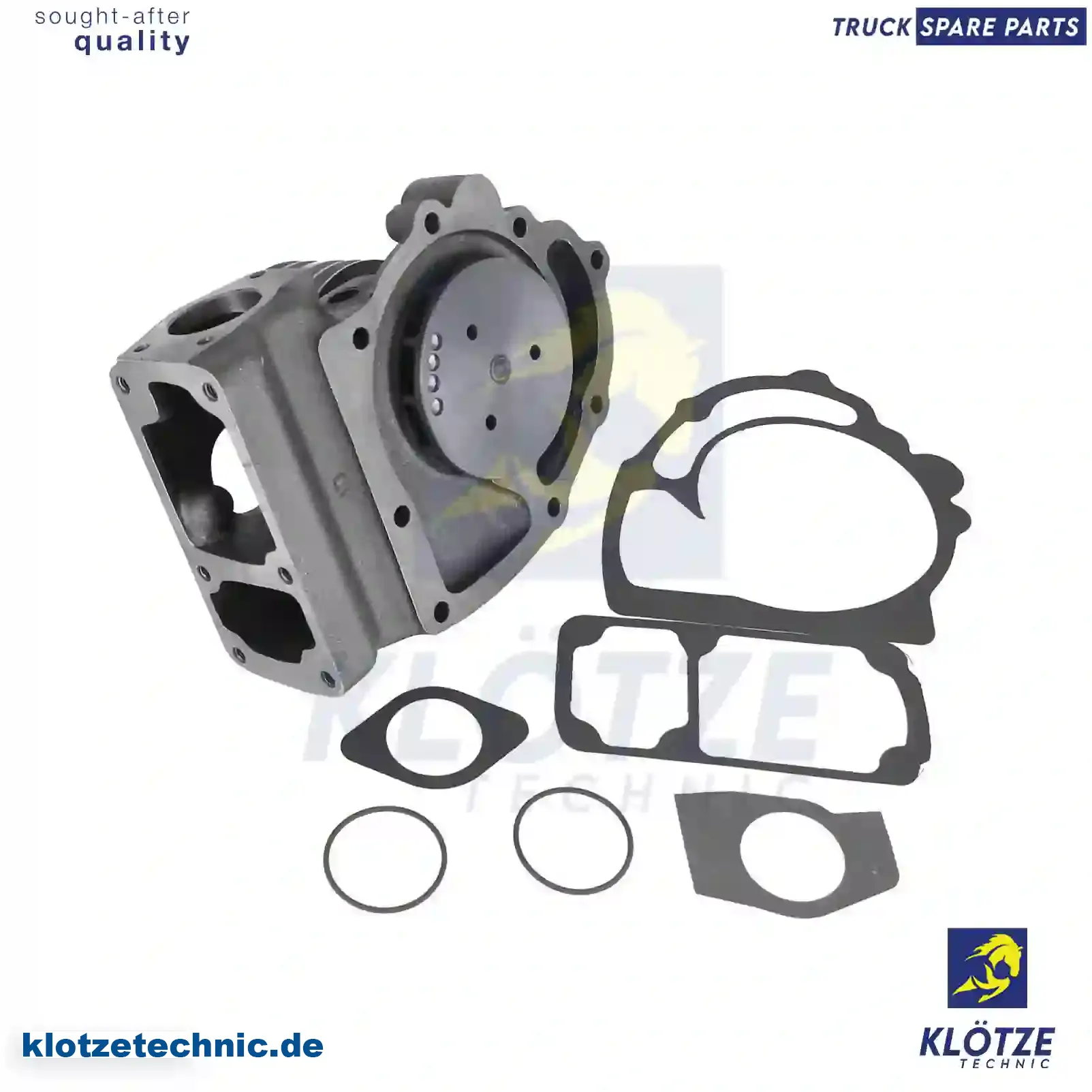 Water pump, 1545427, 1698619, 1699789, 467204, 467915, 5001385, 5002878, 8112522 || Klötze Technic Automotive Air Brake Systems