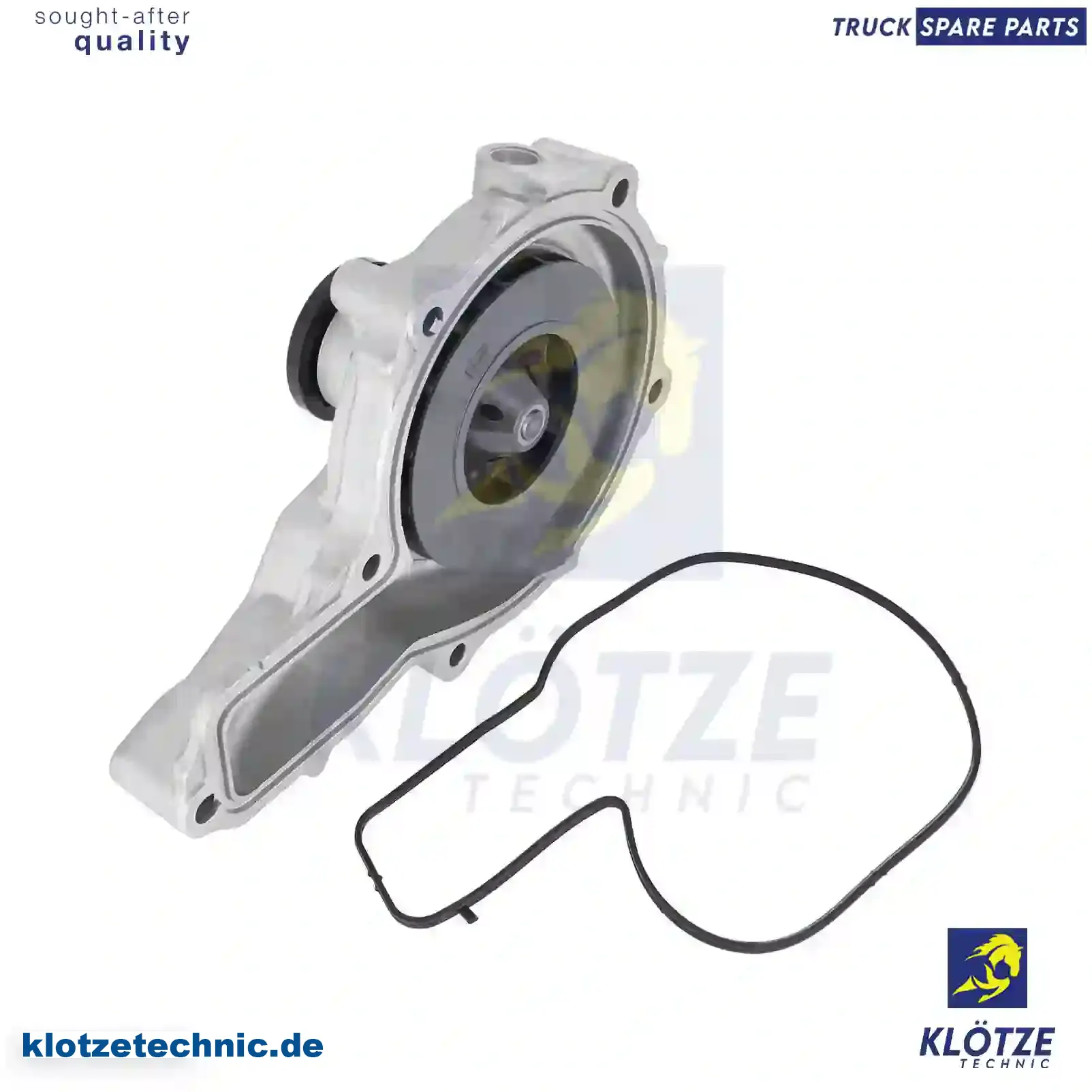 Water pump, without pulley, 20744944, 21228795, 21468472, 22195450, 85003160, 85003709, 7420744939, 7420744940, 7421615952, 7422167707, 7422197707, 7485000763, 7485013068, 20451516, 20464403, 20538820, 20538845, 20744939, 20744940, 21221878, 21228793, 21468471, 21615952, 2201101, 22195450, 22197705, 22902431, 3161436, 3801102, 3801418, 3801484, 3803844, 3803930, 85000062, 85000347, 85000486, 85003125, 85003708, 85006062, 85020085, 85021450, ZG00771-0008 || Klötze Technic Automotive Air Brake Systems