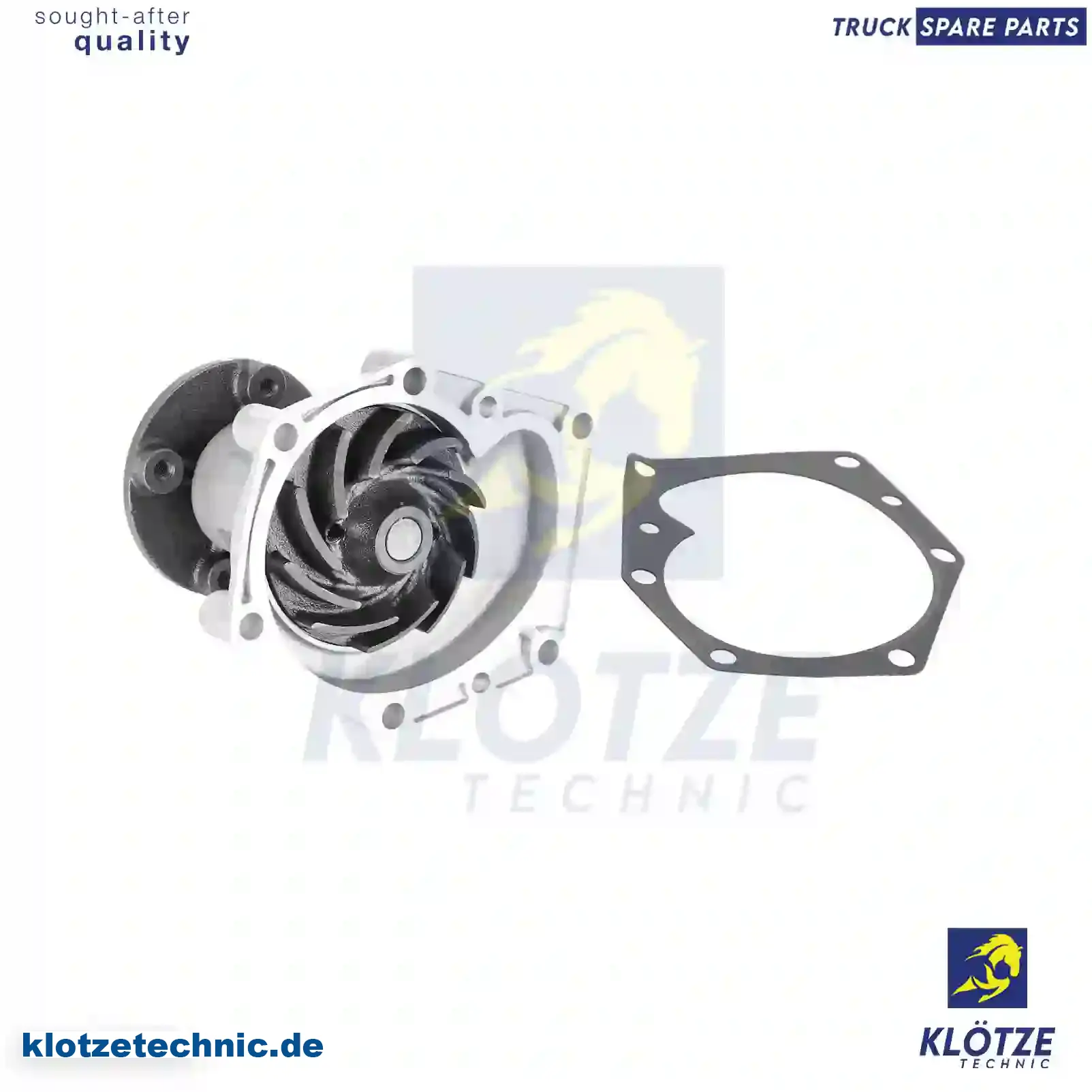 Water pump, 10571067, 1338490, 1377571, 1571067, 347963, 369902, 397957, 571065, 571066, 571067, ZG00705-0008 || Klötze Technic Automotive Air Brake Systems