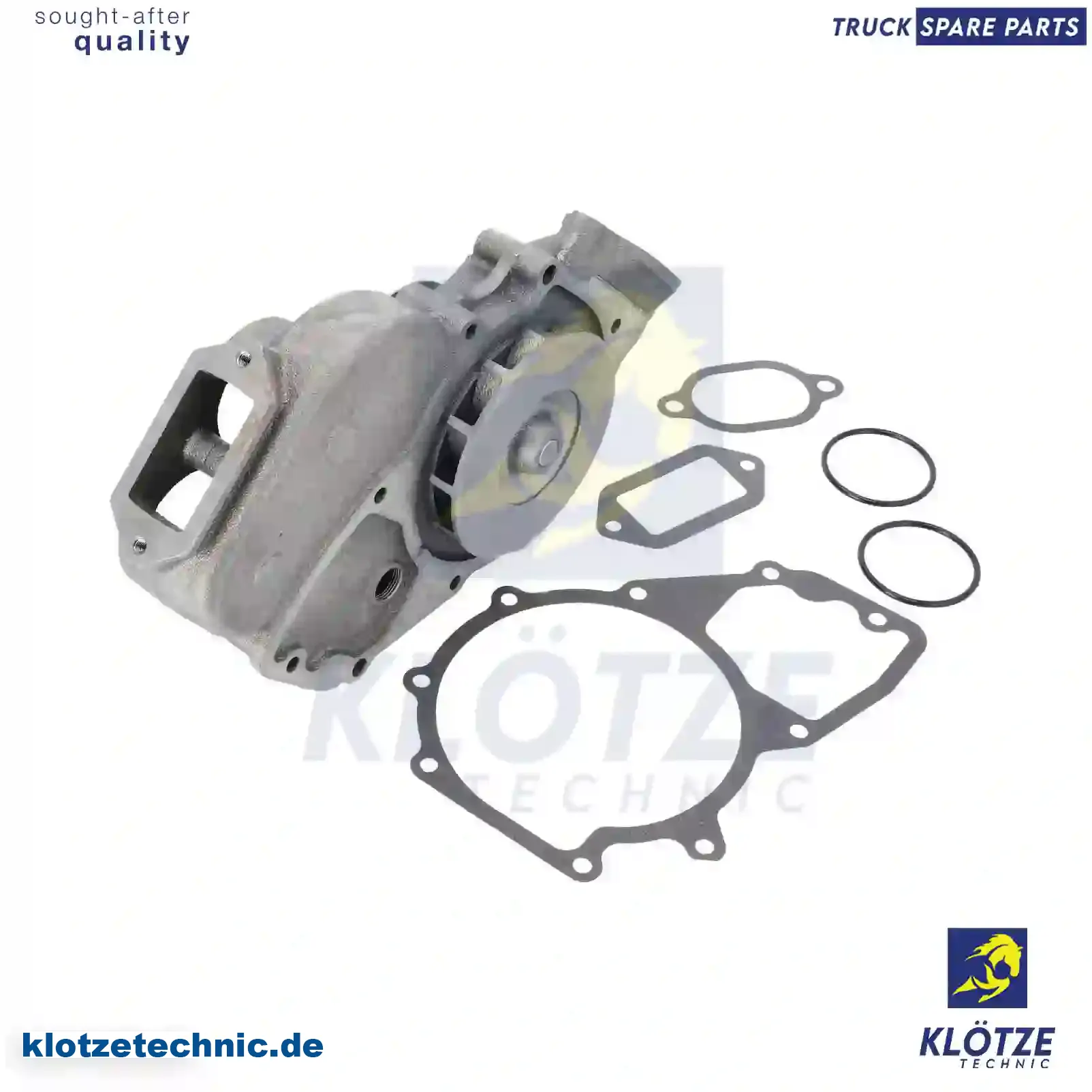 Water pump, 51065006426, 51065006490, 51065009426, 51065009490, 4222001101, 422200110180, 4222001601, 4222001801, 4222000601, 8311998812, 8311999929, ZG00719-0008 || Klötze Technic Automotive Air Brake Systems
