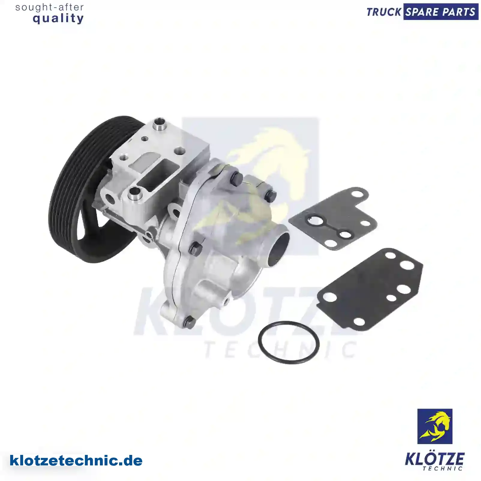 Water pump, PA10095, 1612717380, 1096556, 1129183, 1136393, 1146965, 1308452, 1308453, 1385824, 1385827, 1445679, 1455679, 1711335, 1713348, 1715121, 2U1Q-8591-AB, 4436393, LR004514, LR004633, LR004799, LRO04514, 1612717380 || Klötze Technic Automotive Air Brake Systems