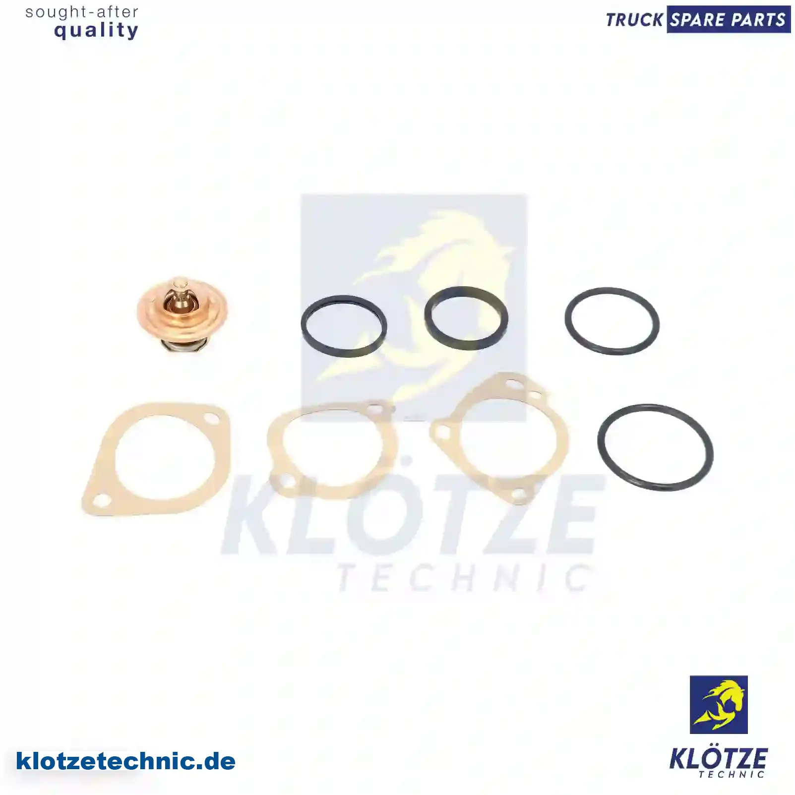 Thermostat, with gasket, 1635905, 85HF-8575-AA || Klötze Technic Automotive Air Brake Systems