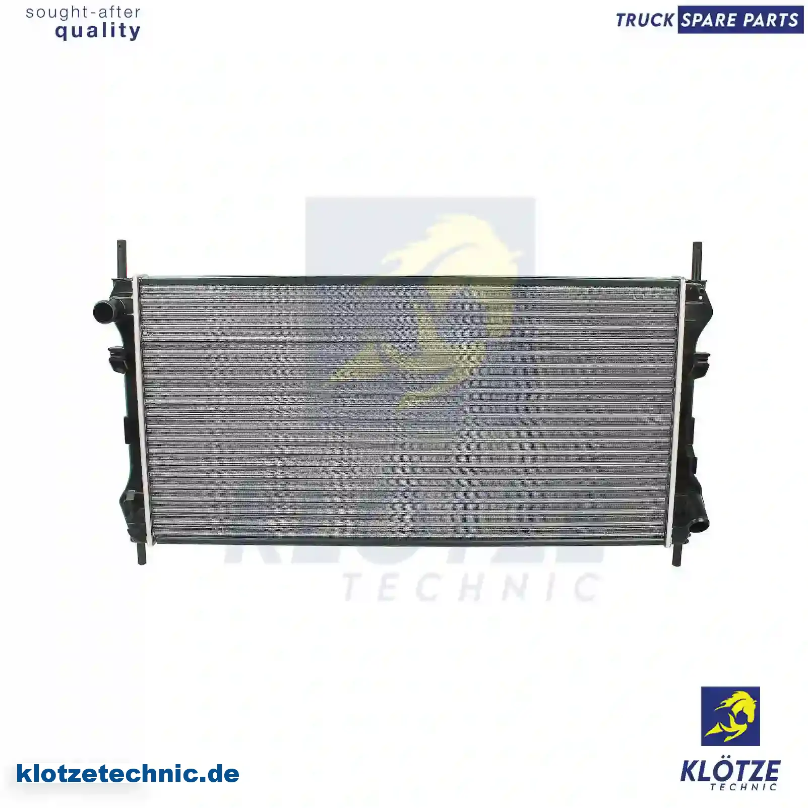 Radiator, 1671800, 1C1H-8005-FD, 1C1H-8005-FE, 1C1H-8005-JA, 1C1H-8005-JB, 1C1H-8005-JC, 1C1H-8005-JD, 1C1H-8005-JE, 4070925, 4084418, 4104714, 4156969, 4331444, 4493553, 4596740, ME1C1H-8005-JE || Klötze Technic Automotive Air Brake Systems
