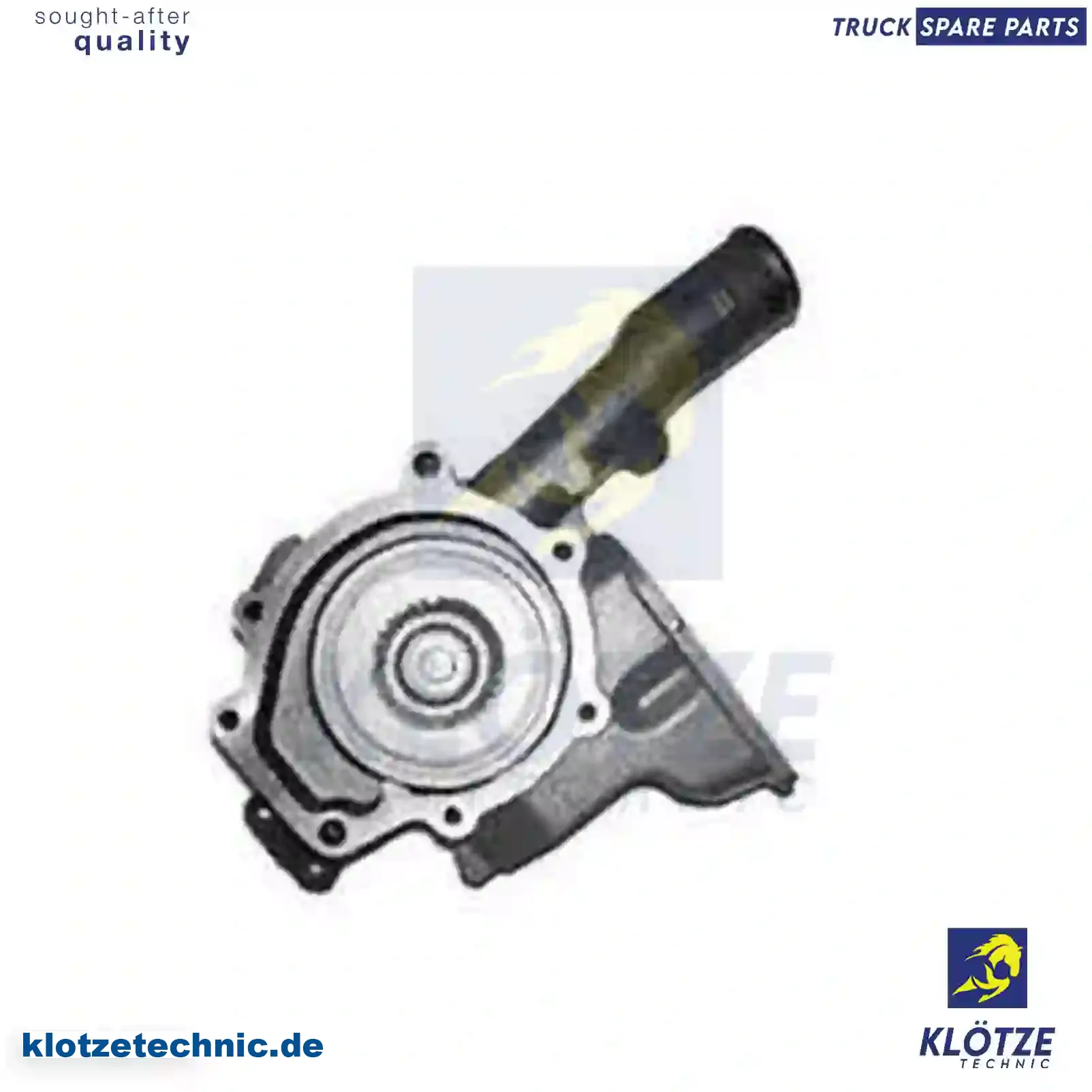 Water pump, 9062002601, 906200260180, 9062002701, 906200270180, 9062005201, 906200520180, 9062006001, 906200600180, 9062011201, 9062011601, ZG00729-0008 || Klötze Technic Automotive Air Brake Systems