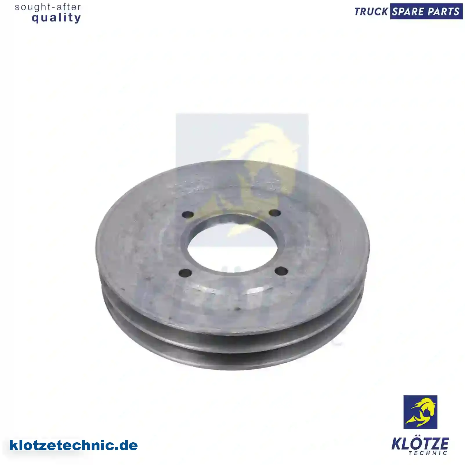 Pulley, fan drive, 3575060210 || Klötze Technic Automotive Air Brake Systems