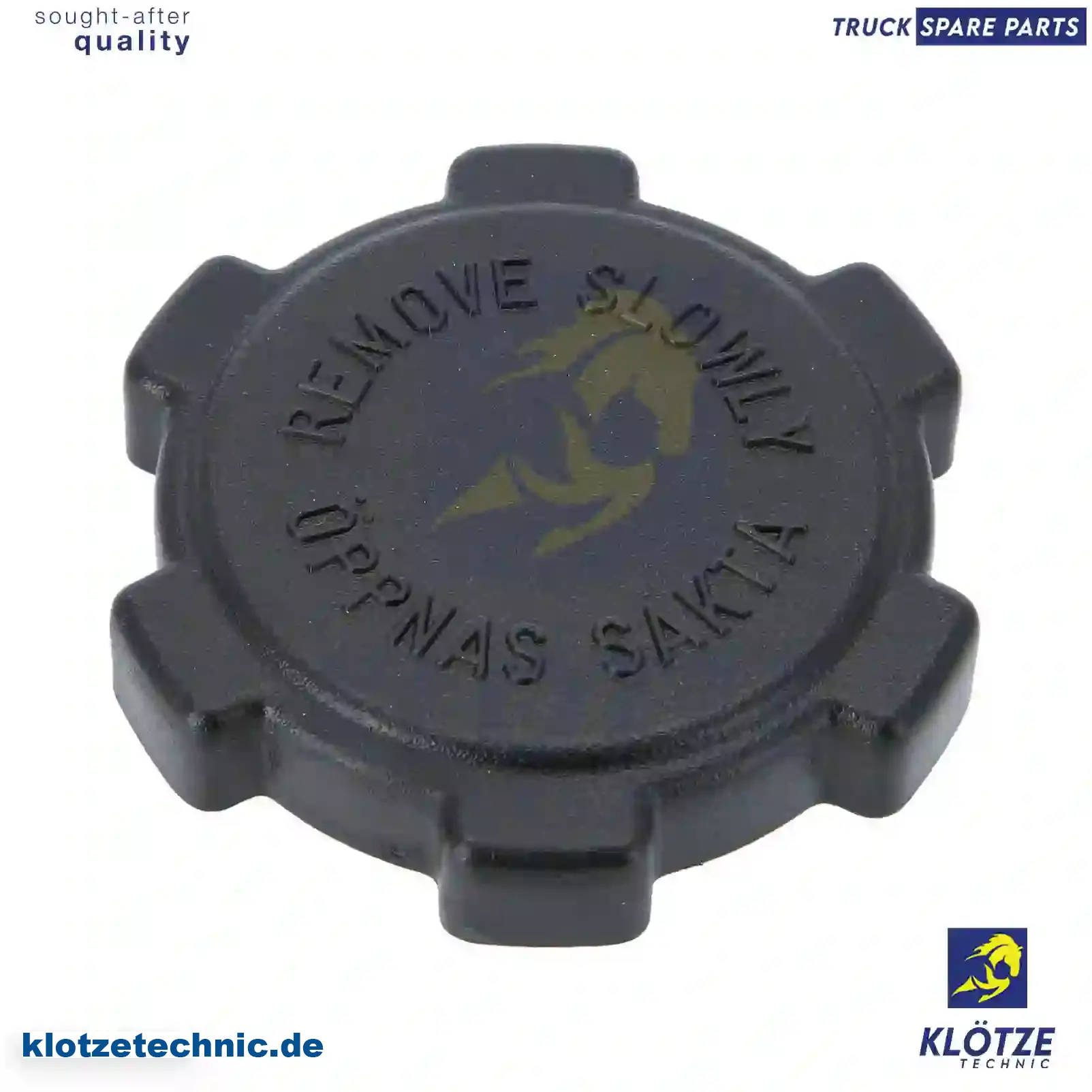 Cap, expansion tank, 189774, 189775, 270961, 270962, 357859, 367763 || Klötze Technic Automotive Air Brake Systems