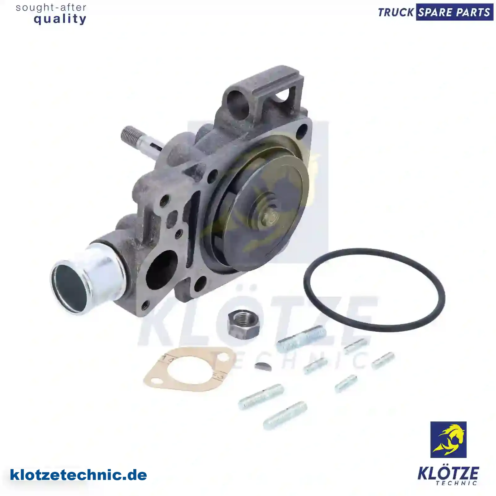 Water pump, 500362859, 5001853804, 99479817, 5001837265, 5001850379, 5001853804, 7701474551 || Klötze Technic Automotive Air Brake Systems
