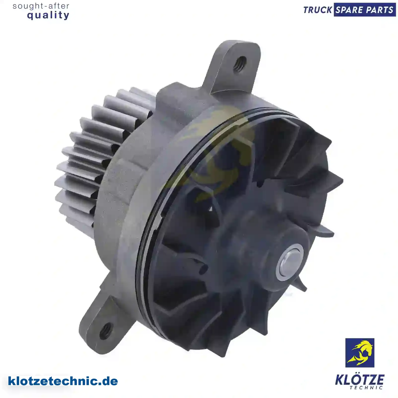 Water pump, 5001866278, 7420734268, 20431135, 20431137, 20431151, 20713787, 20713954, 20734268, 3803909, 81070305, 8113274, 8113275, 8170305, 8170460, 8170833, 85000076, 85000452, 85000786, ZG00712-0008 || Klötze Technic Automotive Air Brake Systems