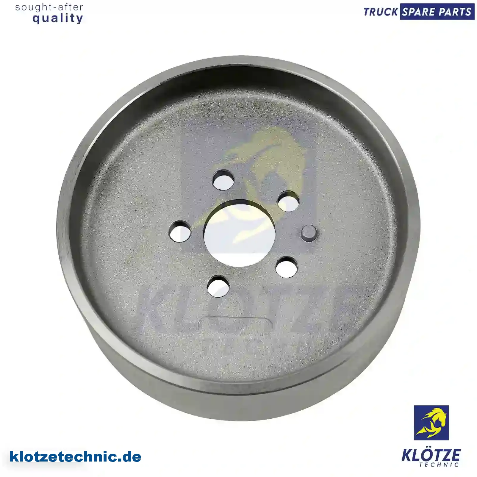 Pulley, aluminium, 7420707160, 7421617479, 20707160, 21617479, ZG01927-0008 || Klötze Technic Automotive Air Brake Systems