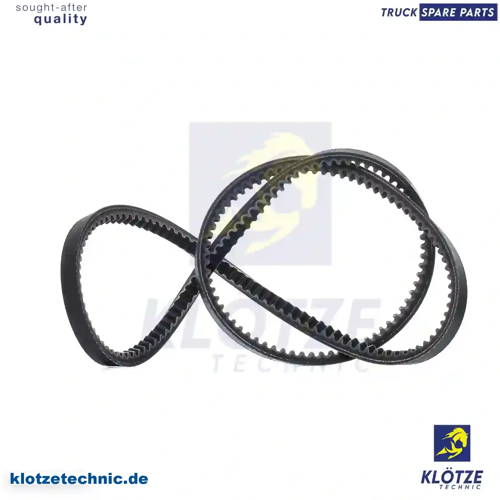 V-belt kit, 61318427, 06580432237, 06580472237, 06580722372, 06580732372, 0039975692, 0099976792, 3829970592 || Klötze Technic Automotive Air Brake Systems