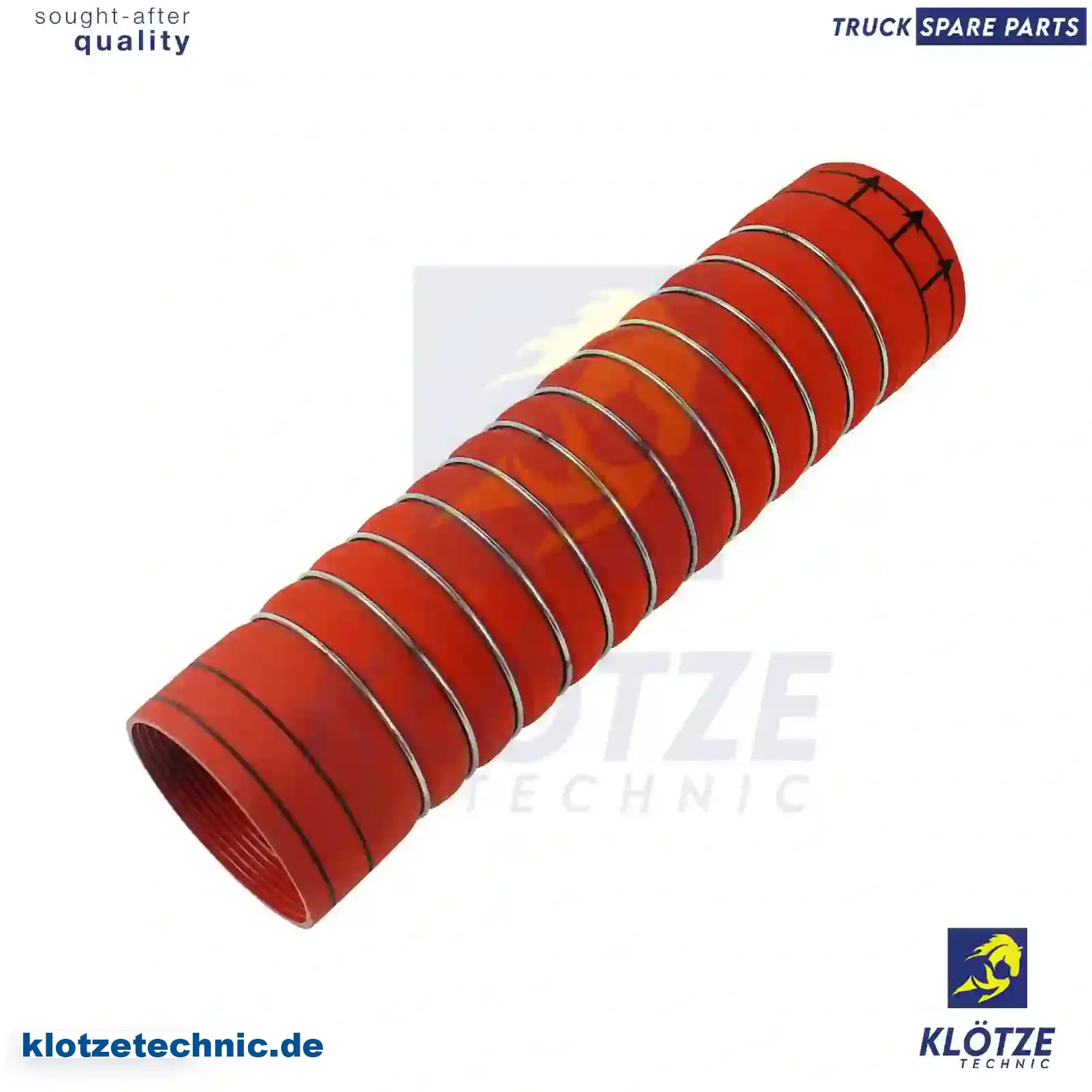 Charge air hose, 1378391 || Klötze Technic Spare Part | Engine, Accelerator Pedal, Camshaft, Connecting Rod, Crankcase, Crankshaft, Cylinder Head, Engine Suspension Mountings, Exhaust Manifold, Exhaust Gas Recirculation, Filter Kits, Flywheel Housing, General Overhaul Kits, Engine, Intake Manifold, Oil Cleaner, Oil Cooler, Oil Filter, Oil Pump, Oil Sump, Piston & Liner, Sensor & Switch, Timing Case, Turbocharger, Cooling System, Belt Tensioner, Coolant Filter, Coolant Pipe, Corrosion Prevention Agent, Drive, Expansion Tank, Fan, Intercooler, Monitors & Gauges, Radiator, Thermostat, V-Belt / Timing belt, Water Pump, Fuel System, Electronical Injector Unit, Feed Pump, Fuel Filter, cpl., Fuel Gauge Sender, Fuel Line, Fuel Pump, Fuel Tank, Injection Line Kit, Injection Pump, Exhaust System, Clutch & Pedal, Gearbox, Propeller Shaft, Axles, Brake System, Hubs & Wheels, Suspension, Leaf Spring, Universal Parts / Accessories, Steering, Electrical System, Cabin